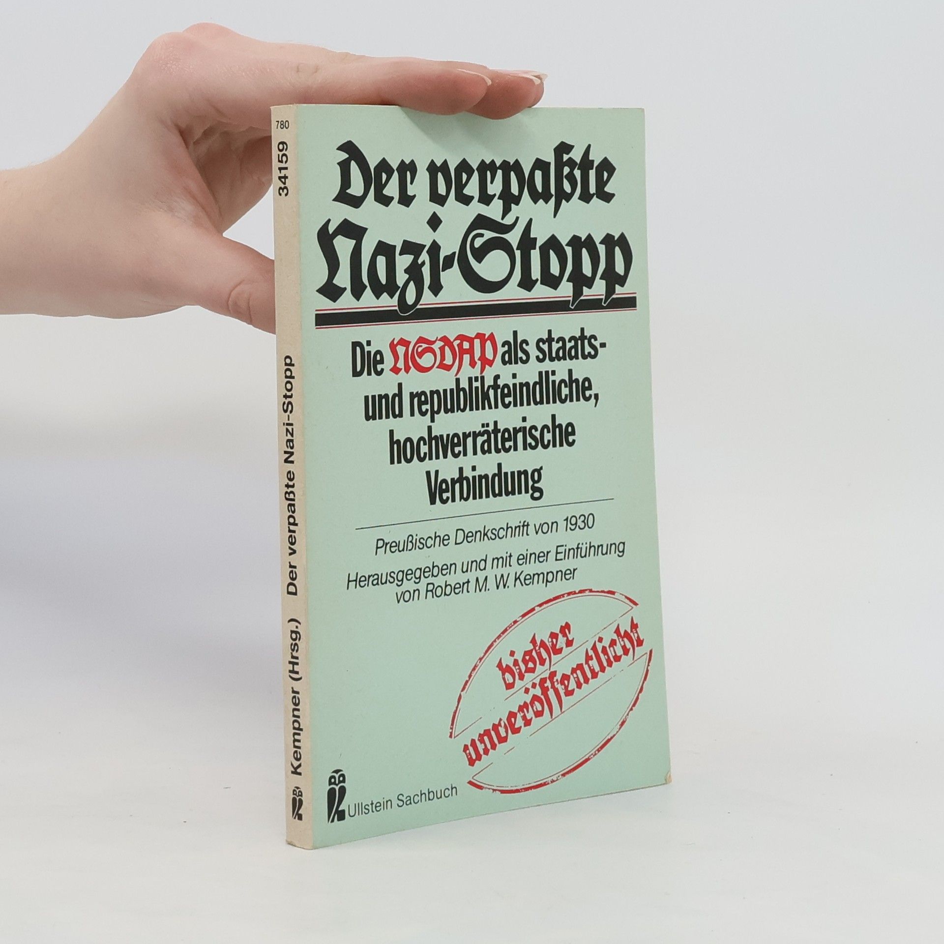 Robert M. W. Kempner Der verpasste Nazi-Stopp