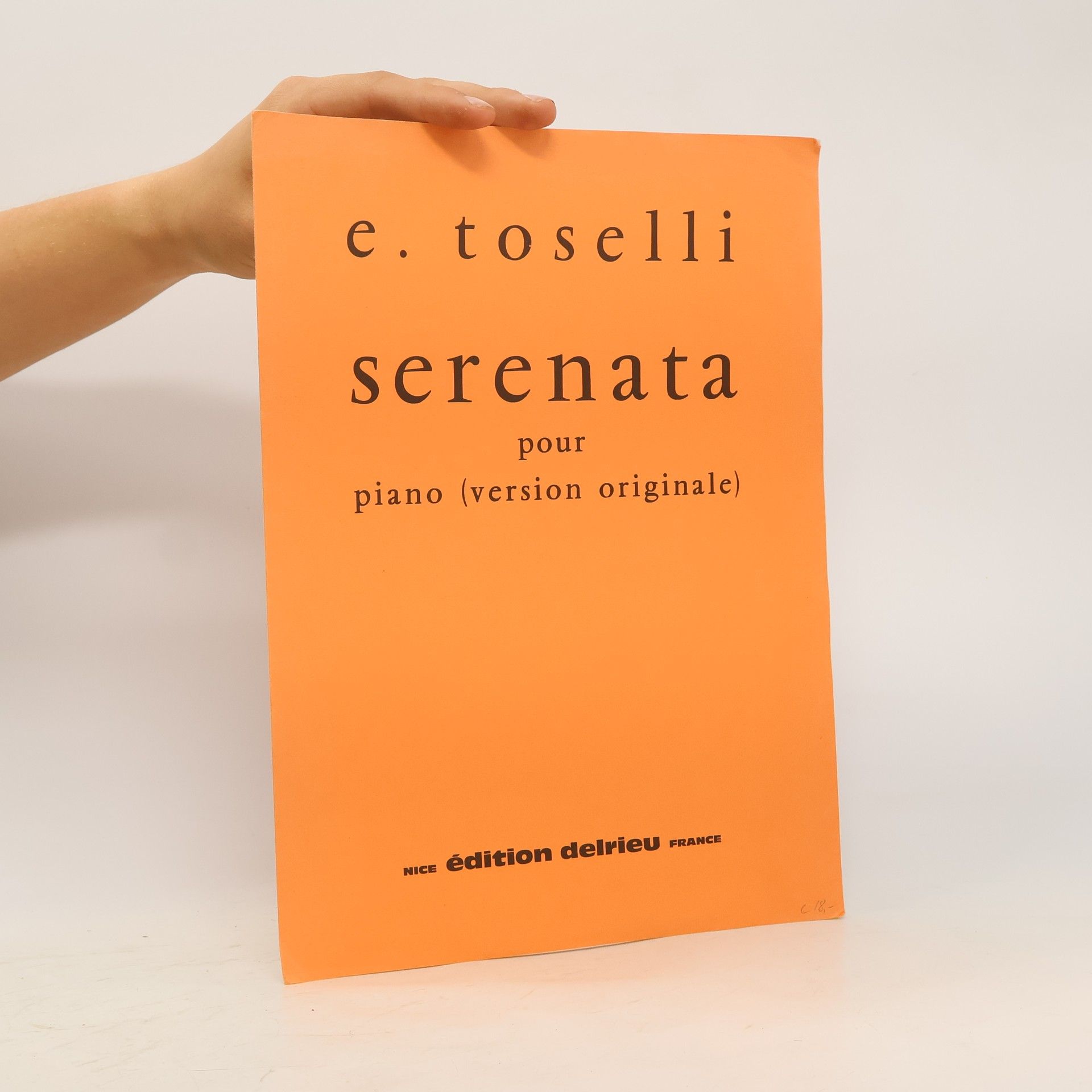 E. Toselli Serenata pour piano (version originale)