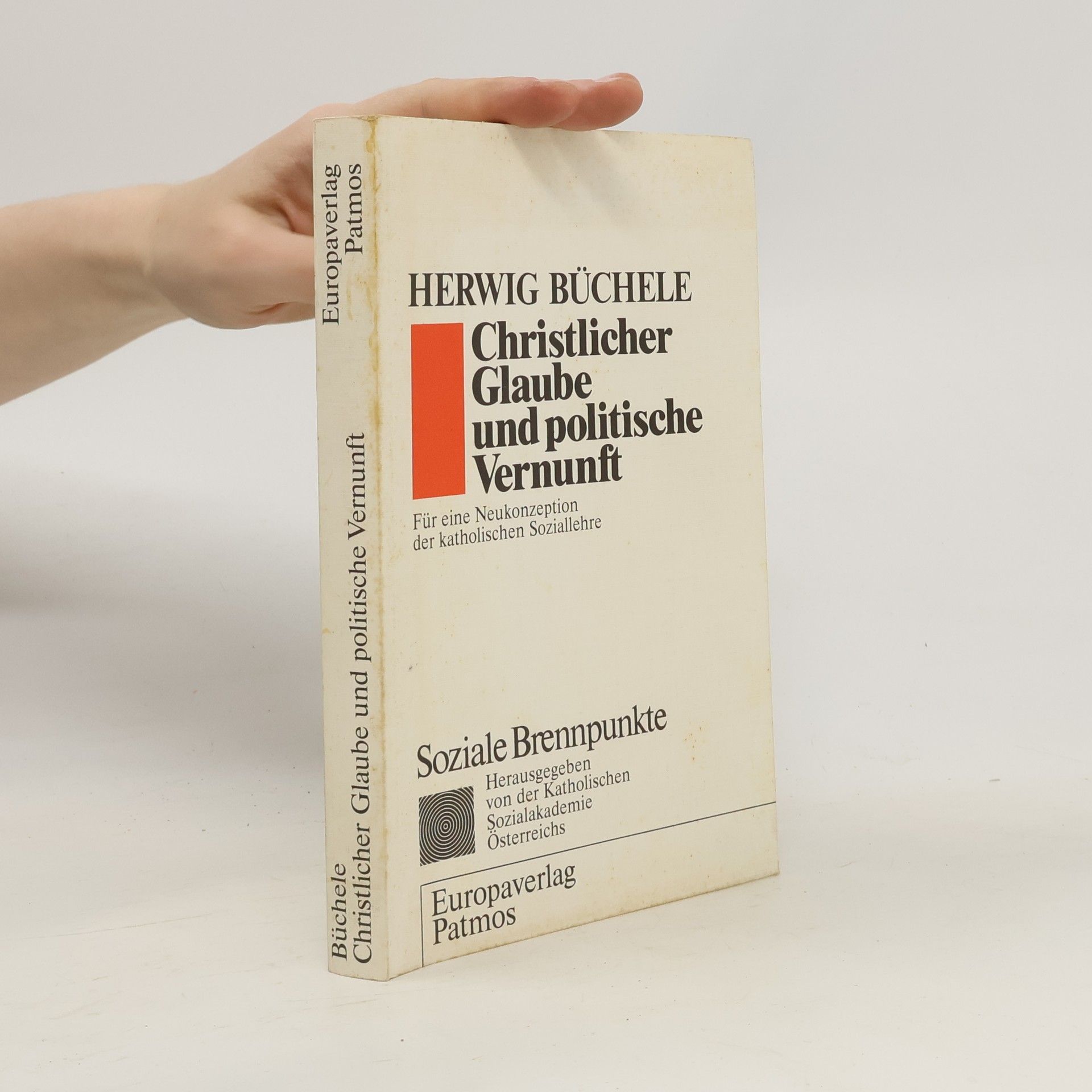 Herwig Büchele Christlicher Glaube und politische Vernunft