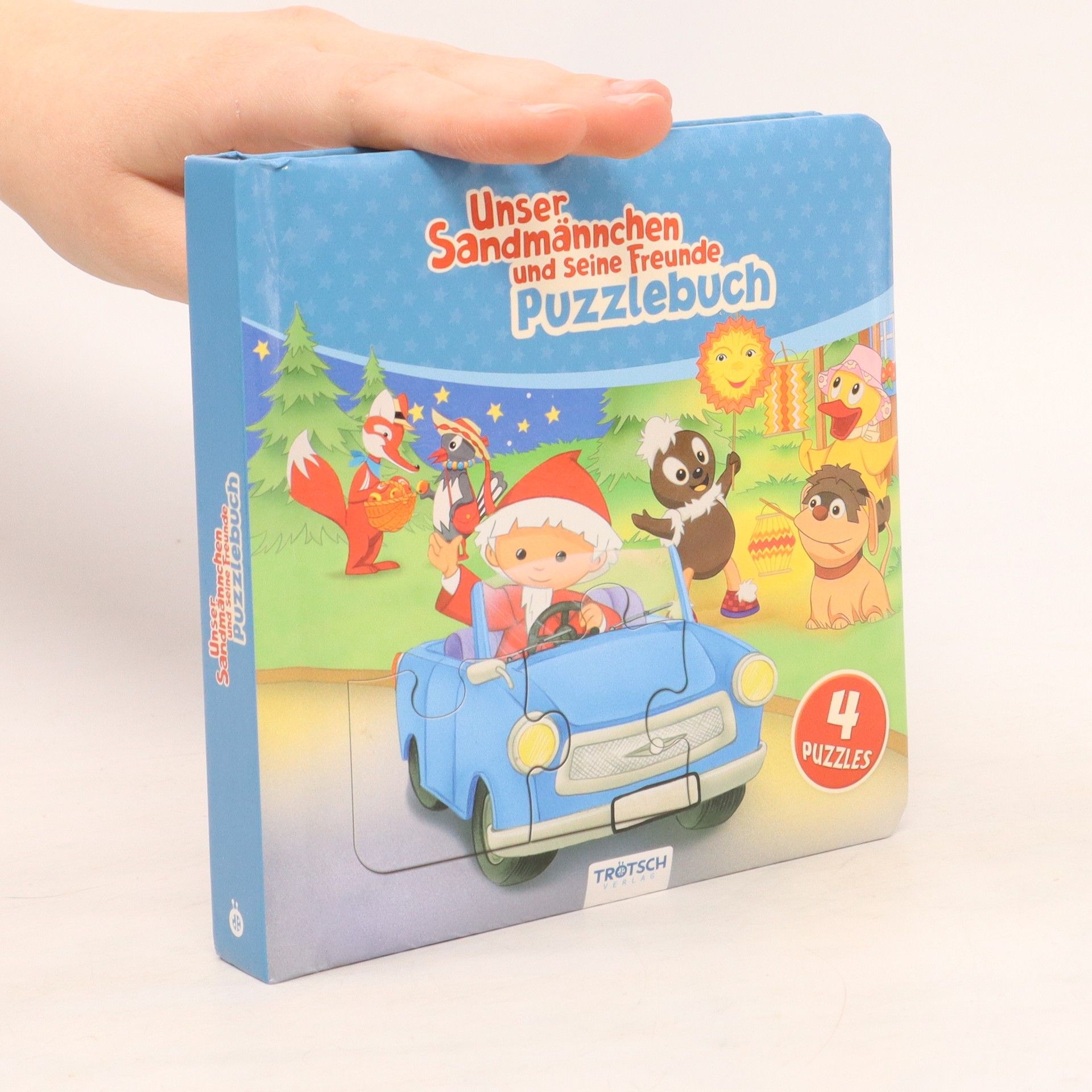unbekannt Trötsch Unser Sandmännchen Puzzlebuch mit 4 Puzzle Sandmann