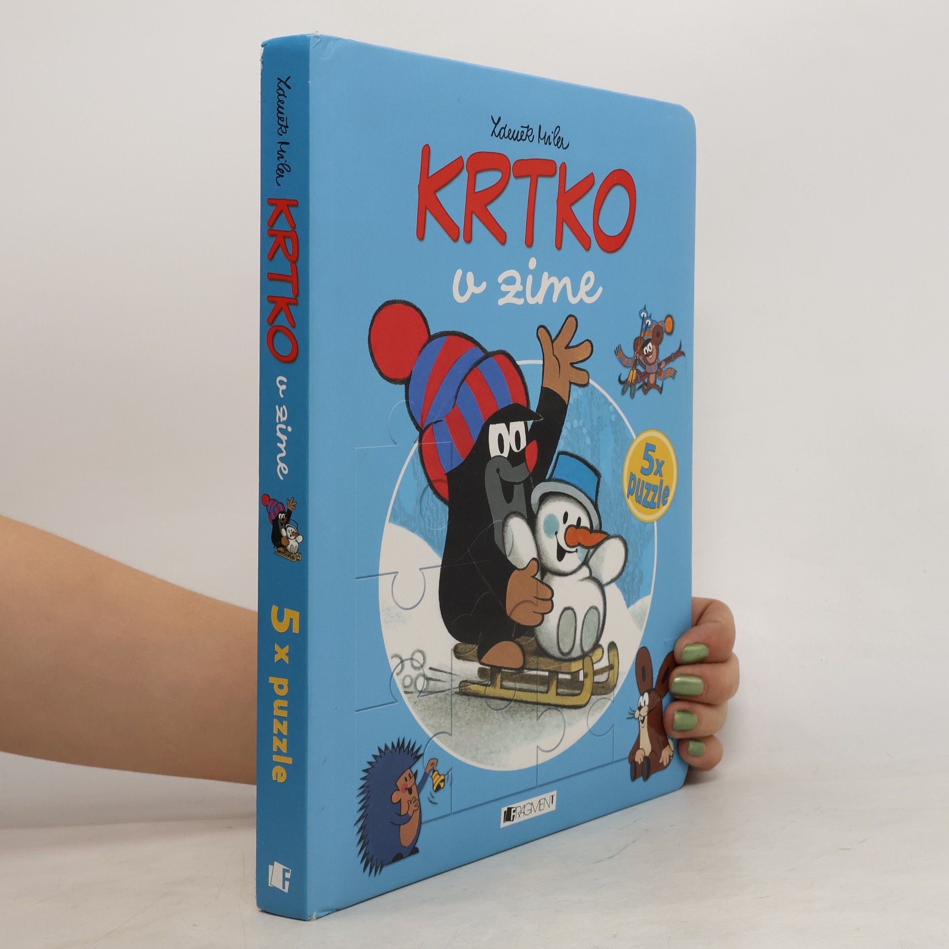 Zdeněk Miler Krtko v zime. 5x puzzle