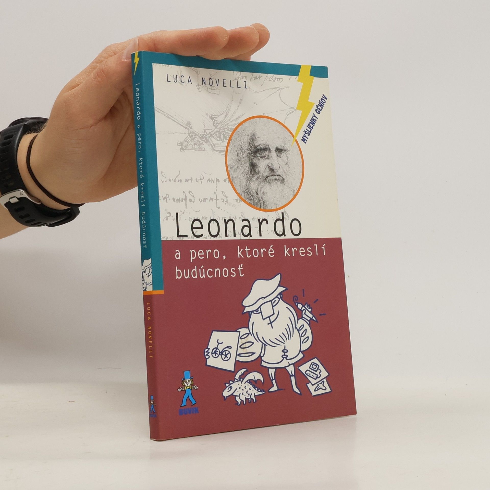 Luca Novelli Leonardo a pero, ktoré kreslí budúcnosť