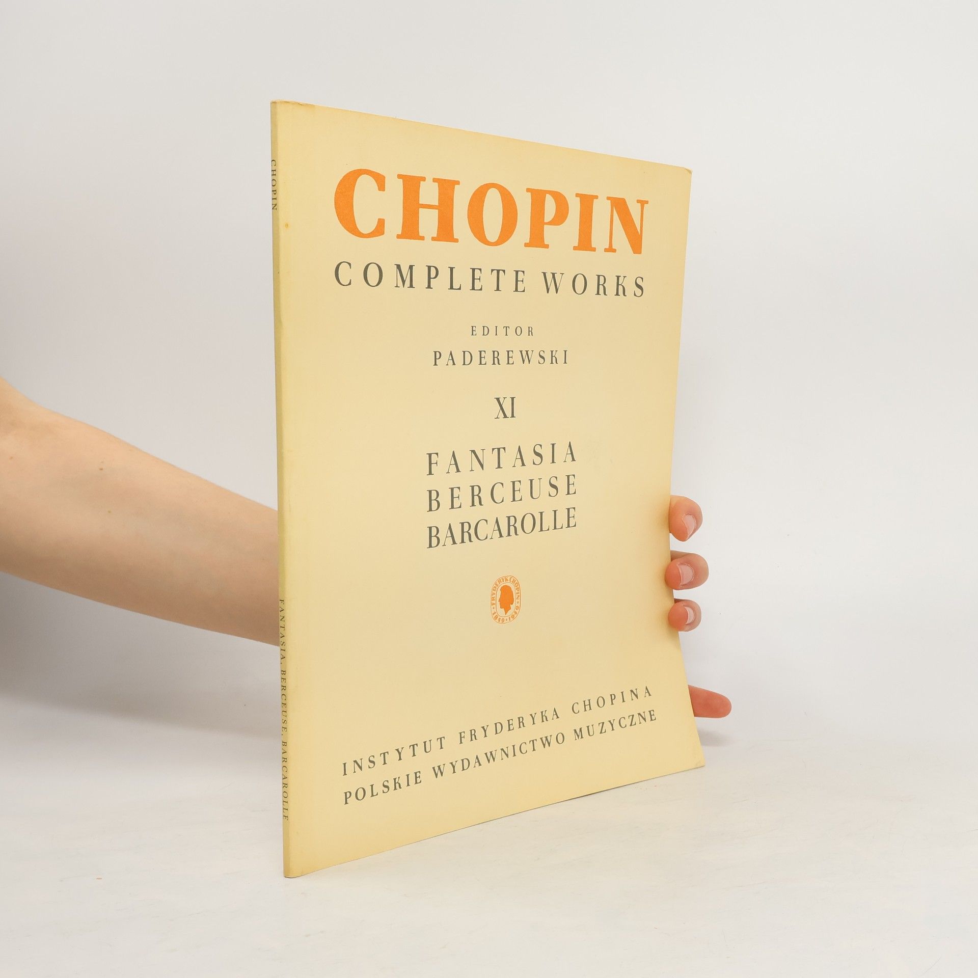 Frédéric Chopin Chopin. Complete Works. XI Fantasia. Bereceuse. Barcarolle