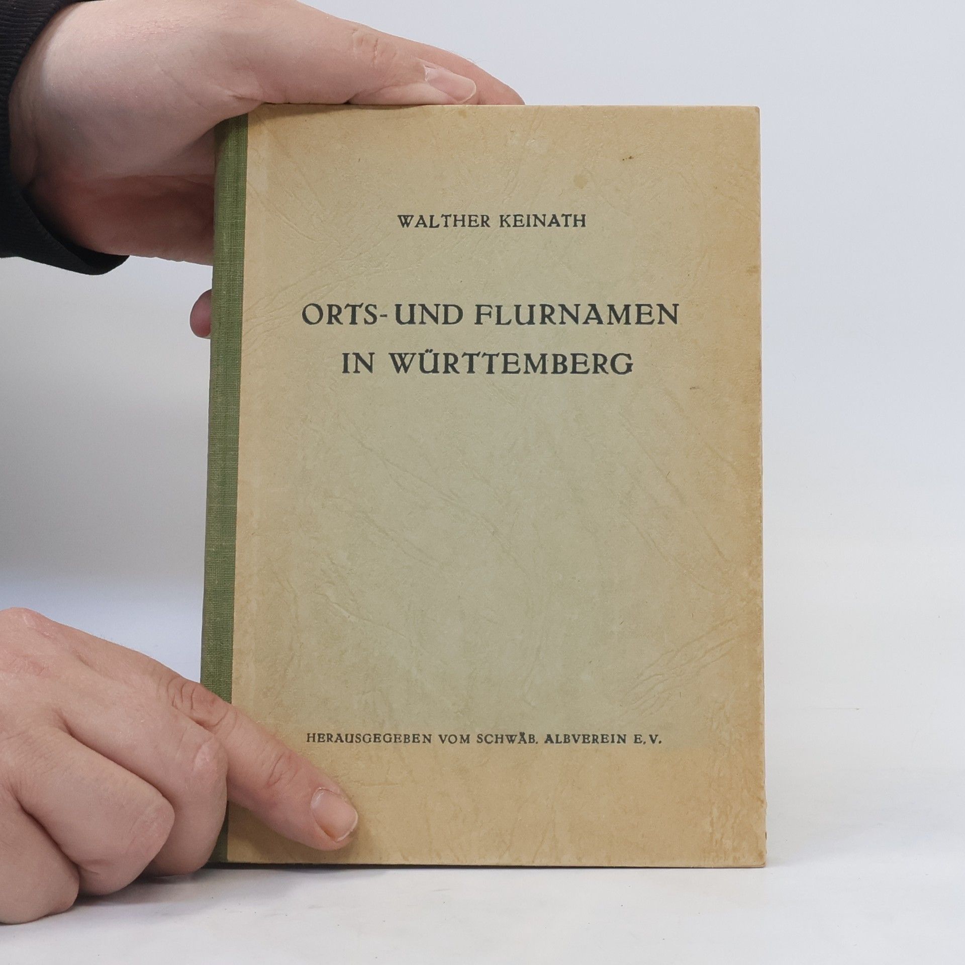 Walther Keinath Orts- und Flurnamen in Württemberg