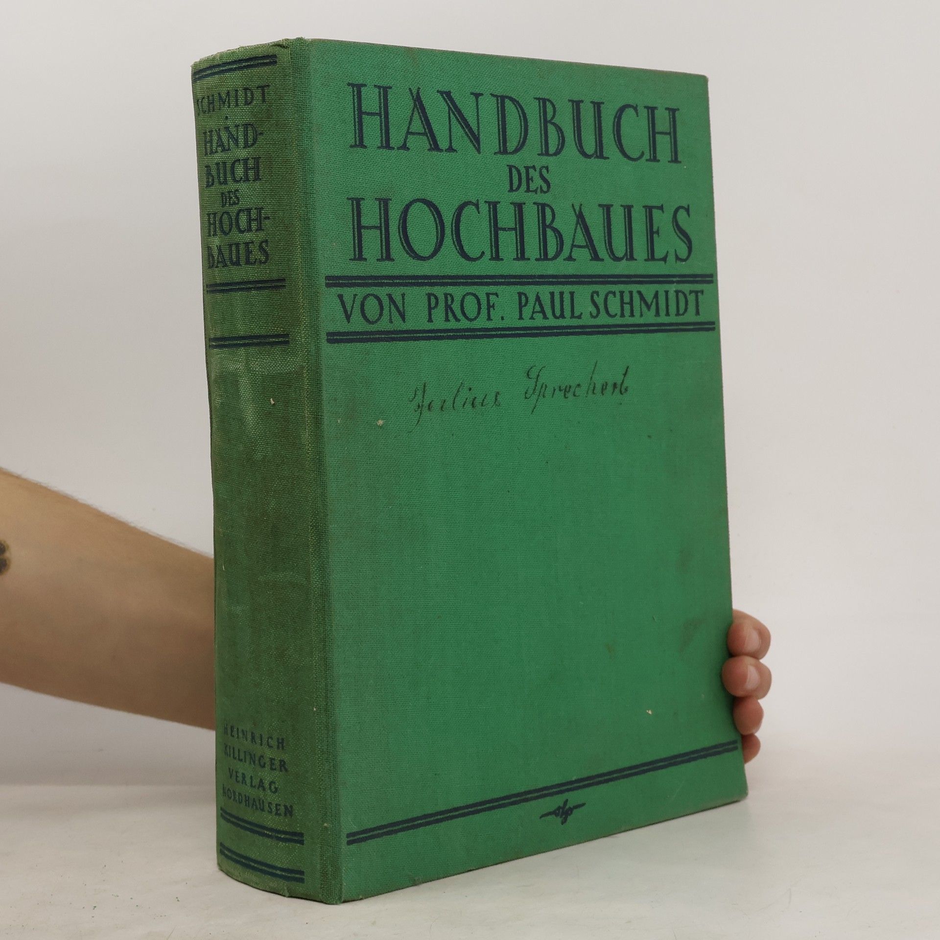 Paul Schmidt Handbuch Des Hochbaues