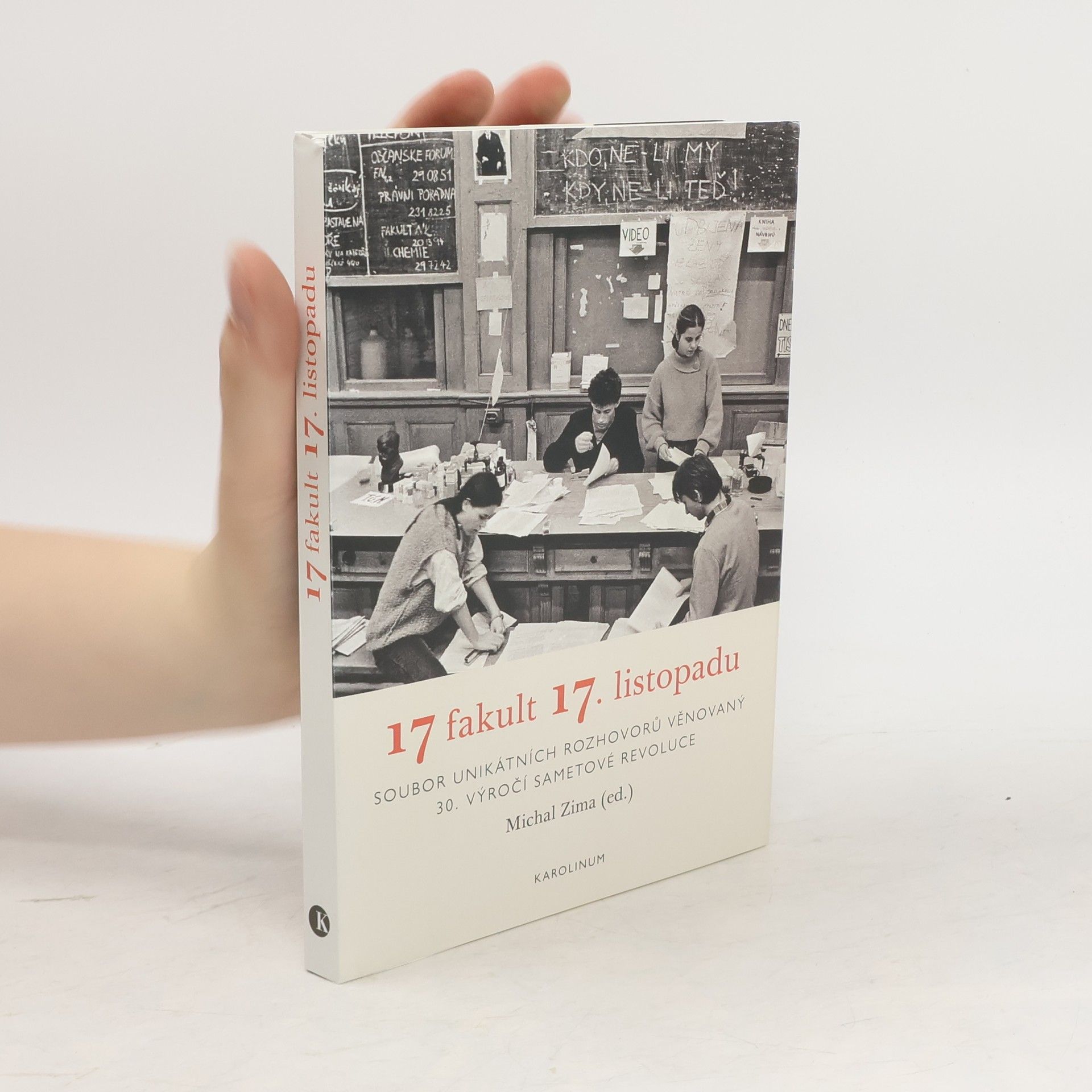 Michal Zima 17 fakult 17. listopadu