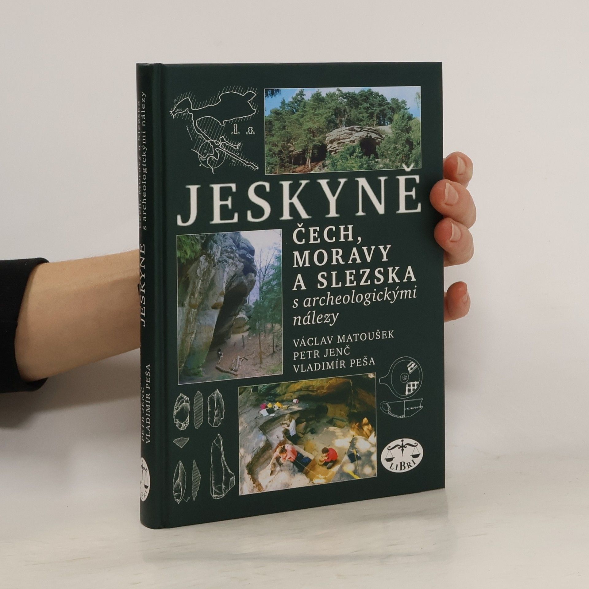 Vladimír Peša Jeskyně Čech, Moravy a Slezska s archeologickými nálezy