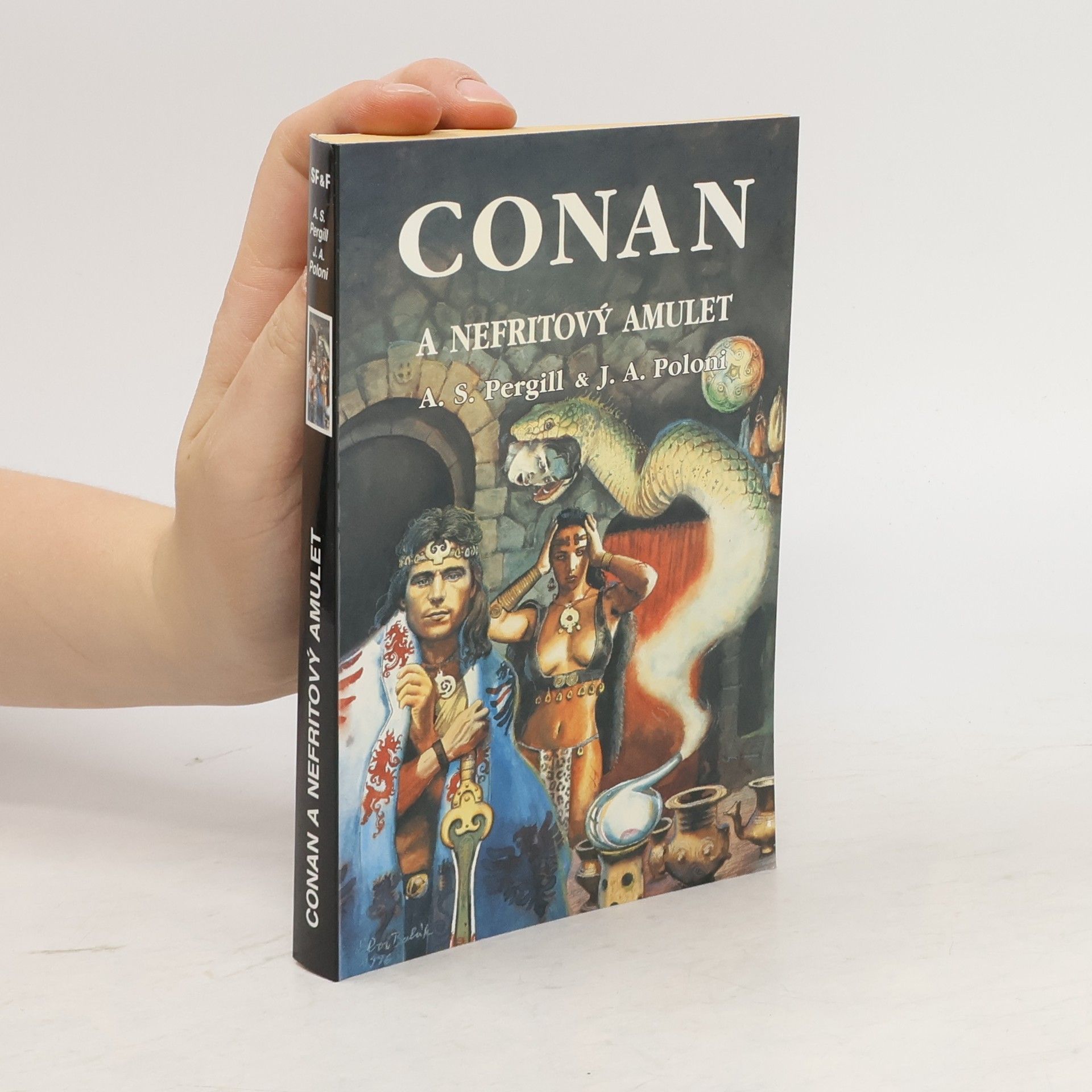 Albert Simon Pergill Conan a nefritový amulet