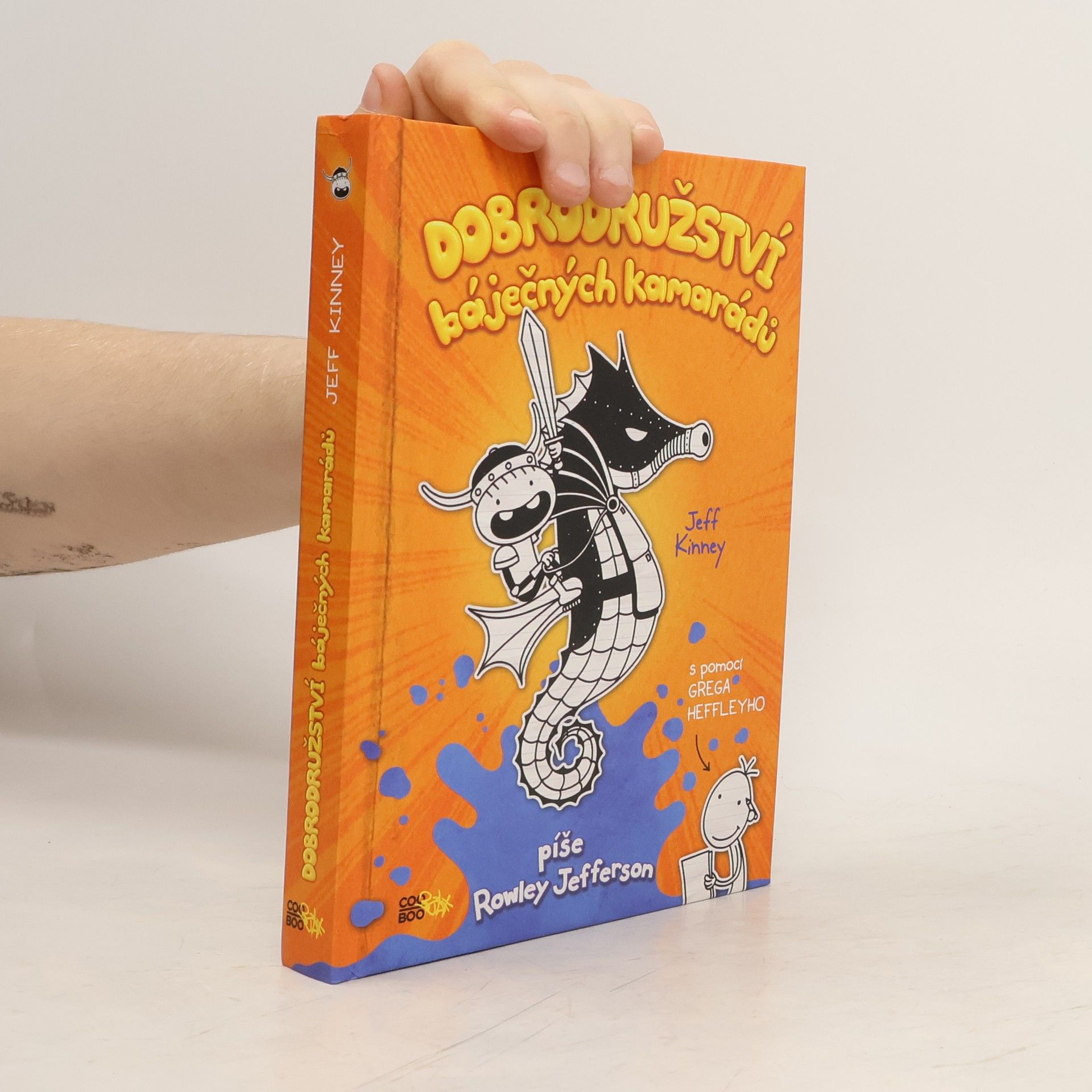 Jeff Kinney Dobrodružství báječných kamarádů. Píše Rowley Jefferson