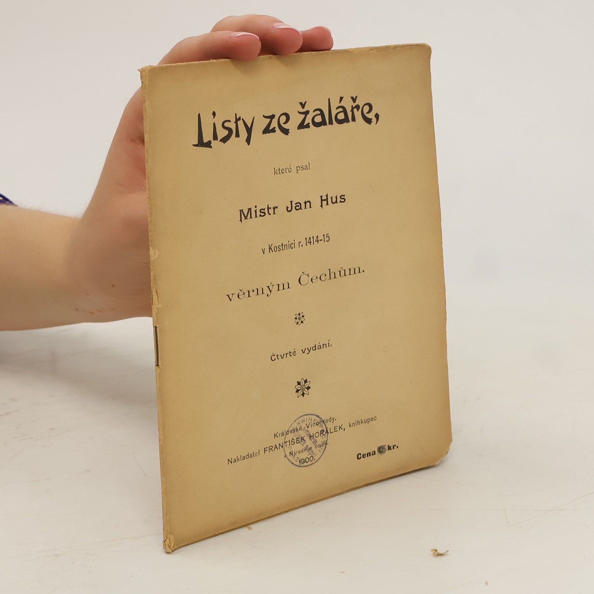 Jan Hus Listy ze žaláře