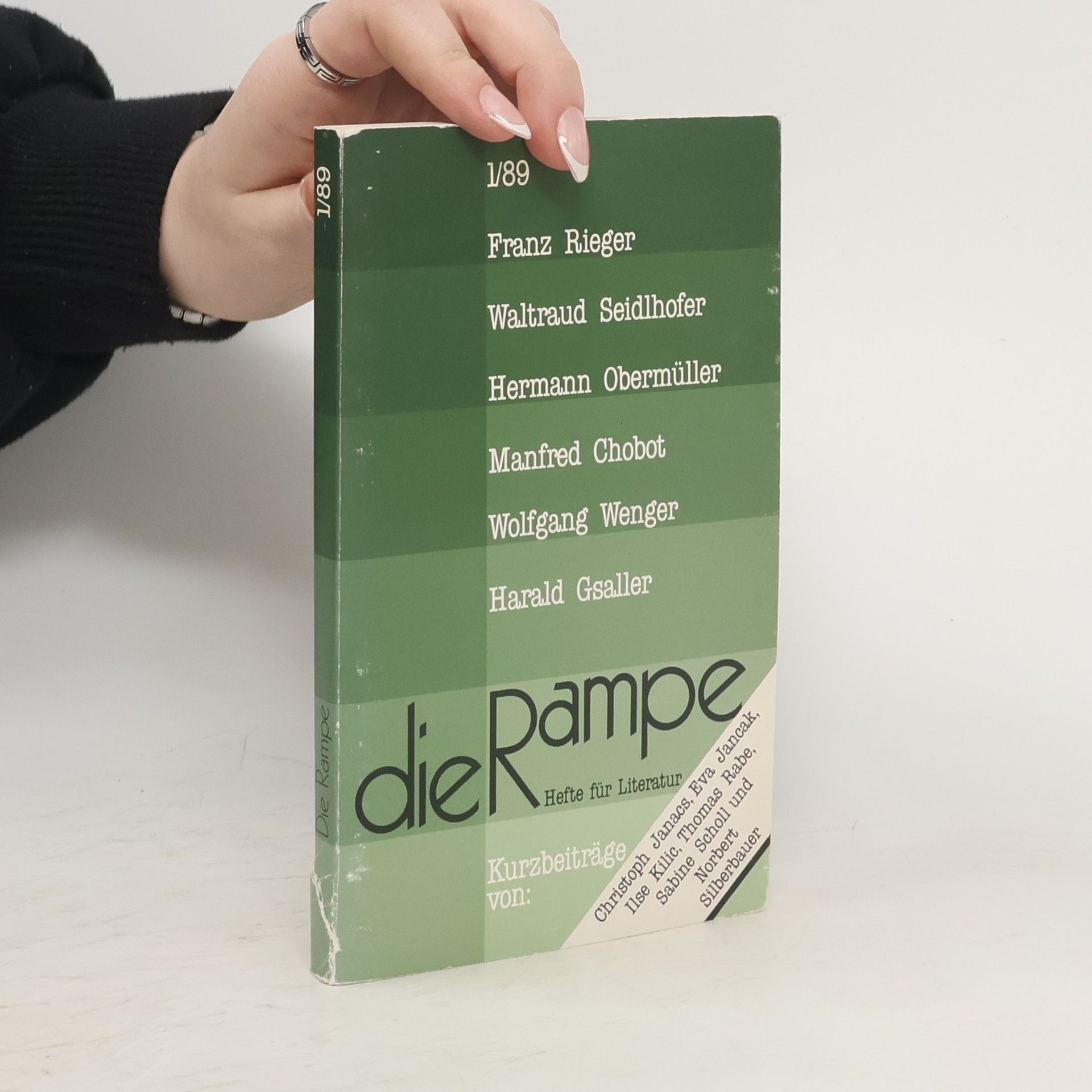 Franz Rieger Die Rampe 1/89