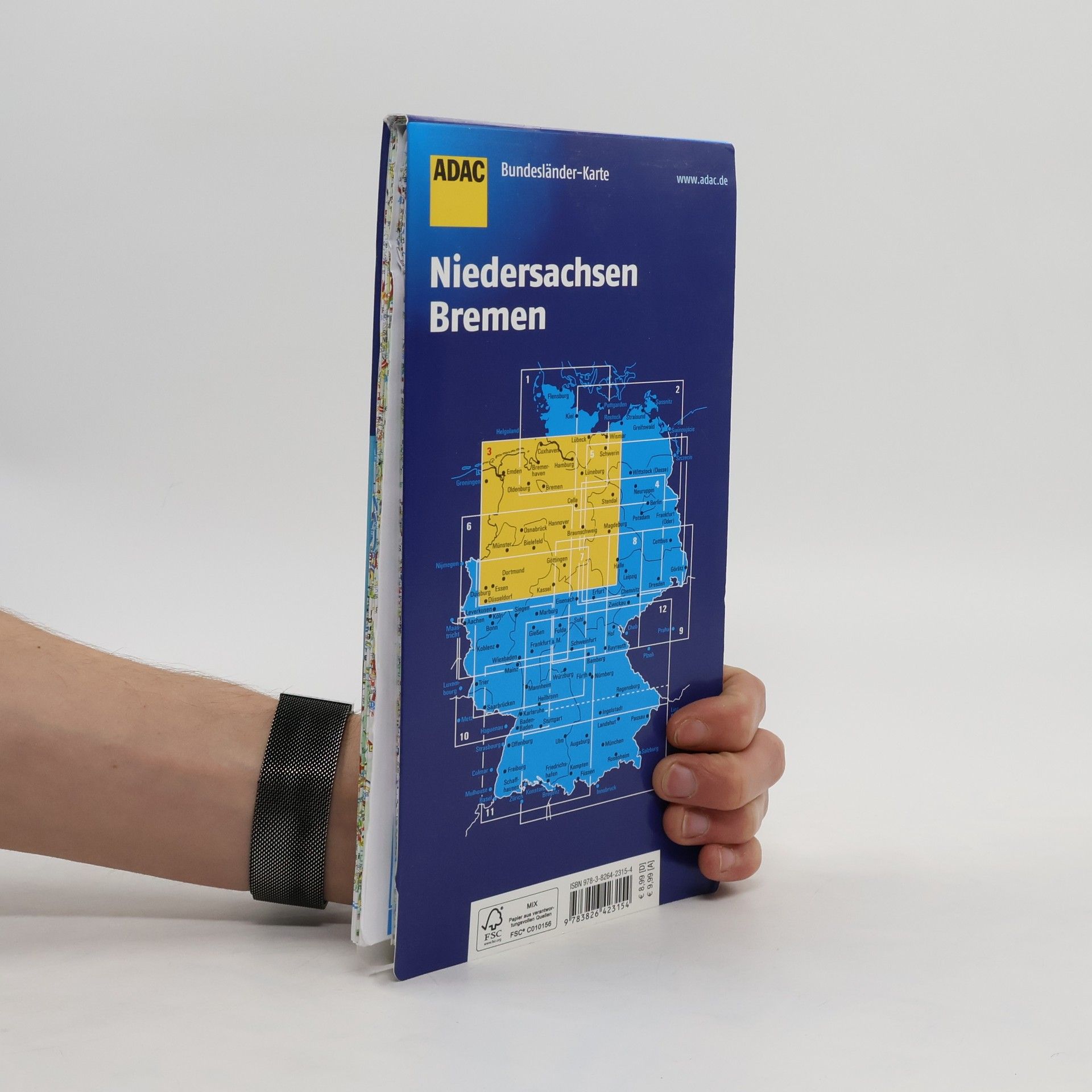 ADAC Kartografie ADAC Karte Niedersachsen, Bremen