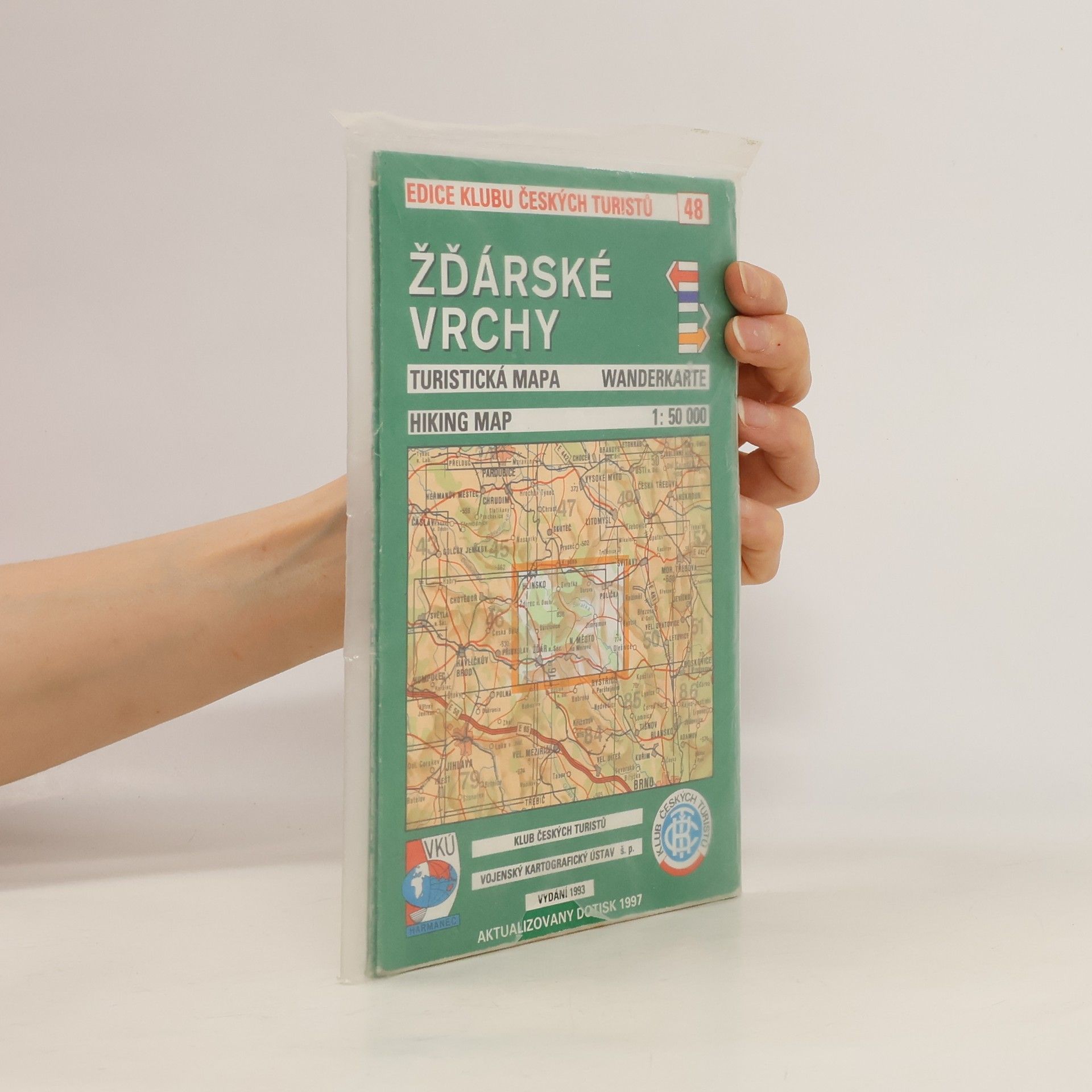 Collectif d'auteurs Žďárské vrchy : Turistická mapa. 1: 50000