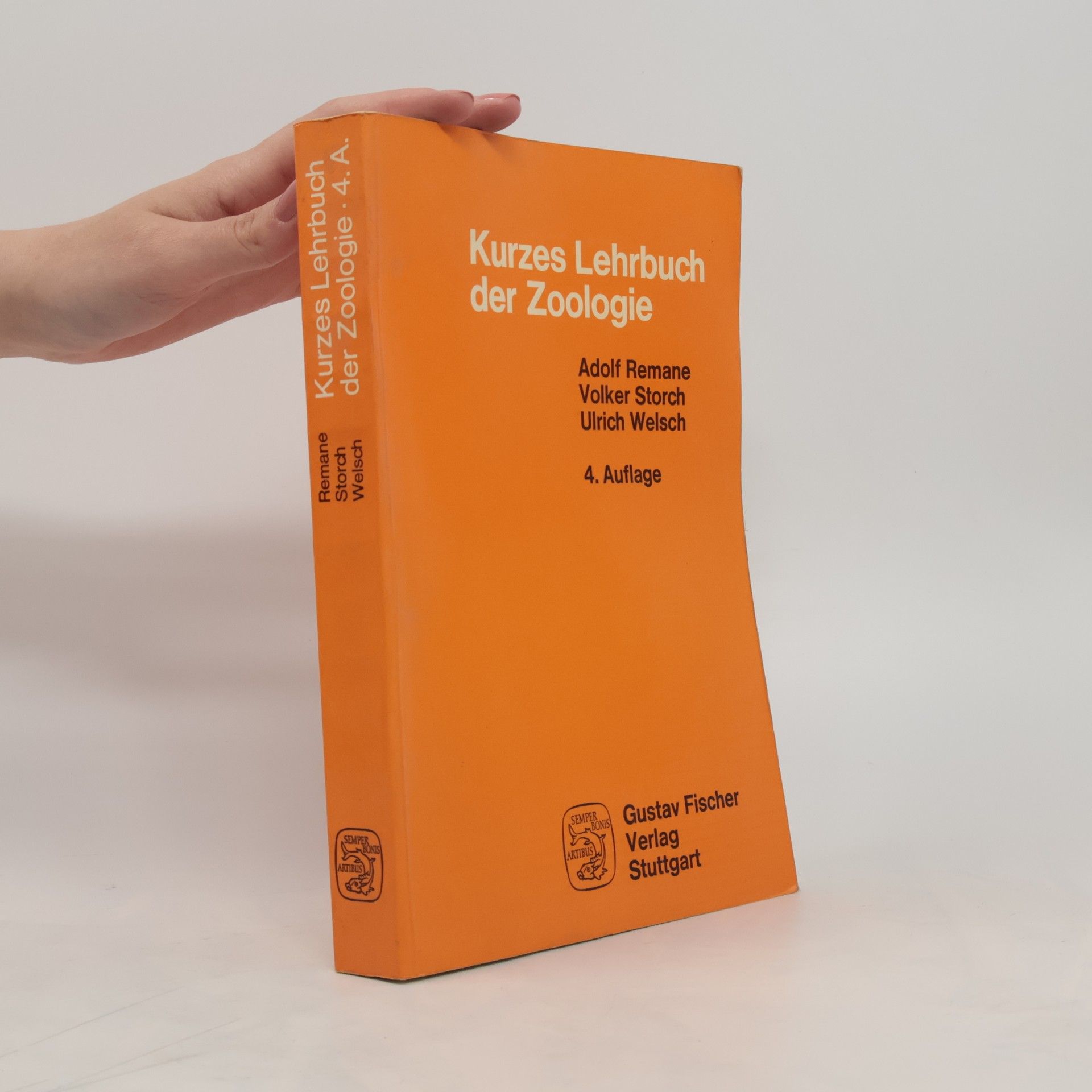 Adolf Remane Kurzes Lehrbuch der Zoologie