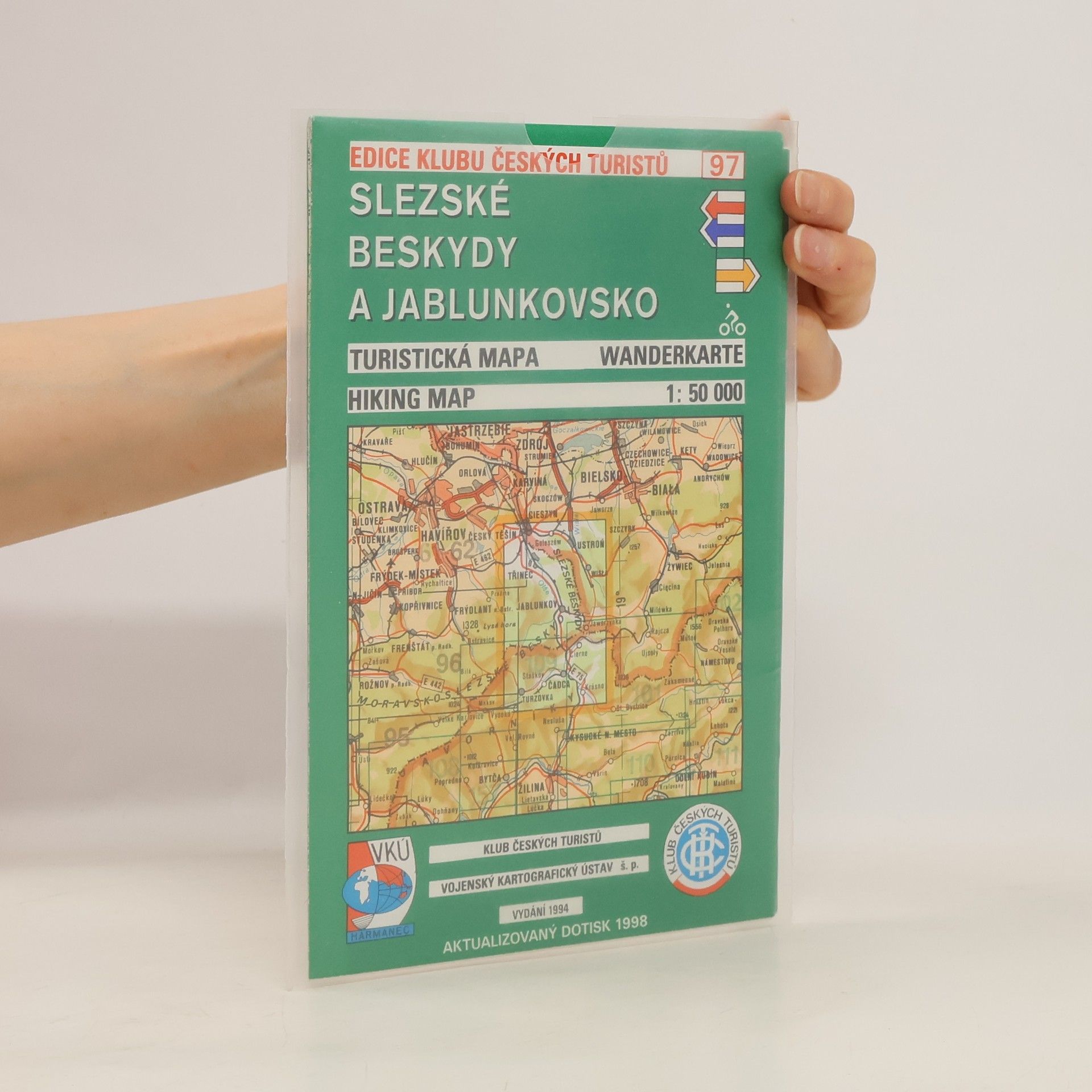 Collective Slezské Beskydy a Jablunkovsko. Turistická mapa 1:50 000