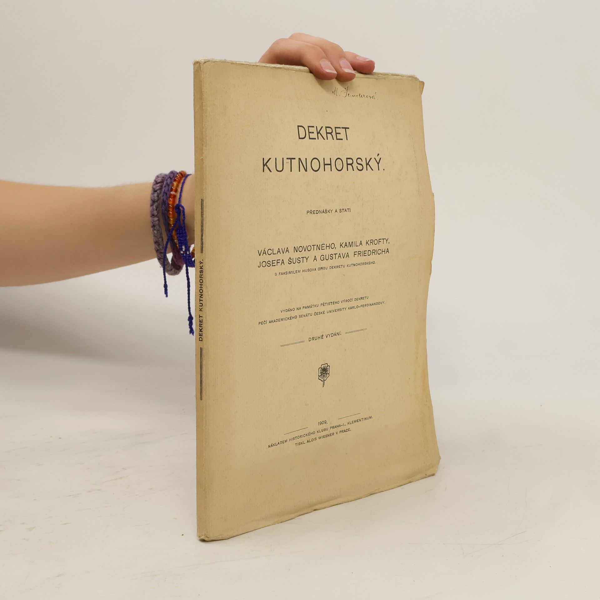 Collectif d'auteurs Dekret kutnohorský