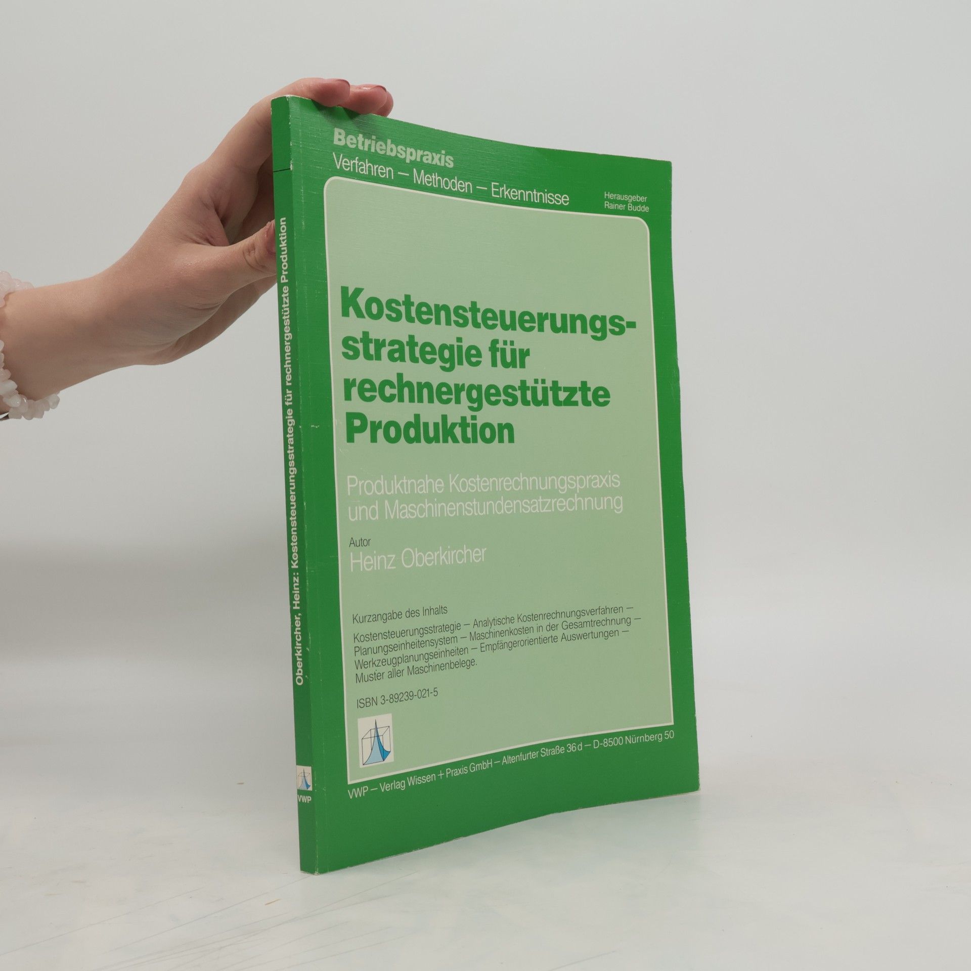 Heinz Oberkircher Kostensteuerungsstrategie für rechnergestützte Produktion