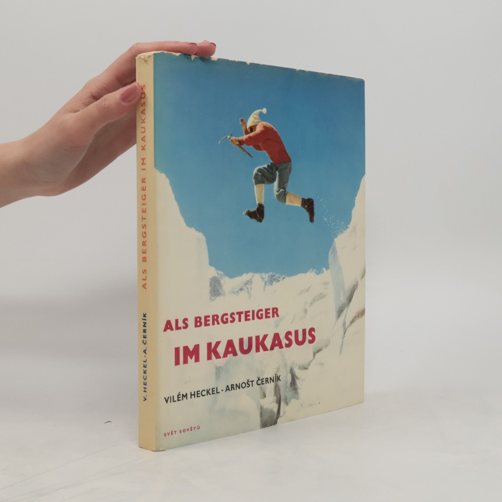 Arnošt Černík Als bergsteiger im Kaukasus