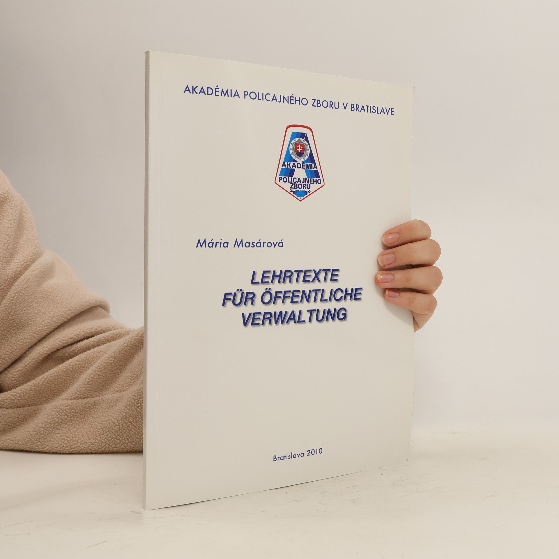 Mária Masárová Lehrtexte für öffentliche Verwaltung