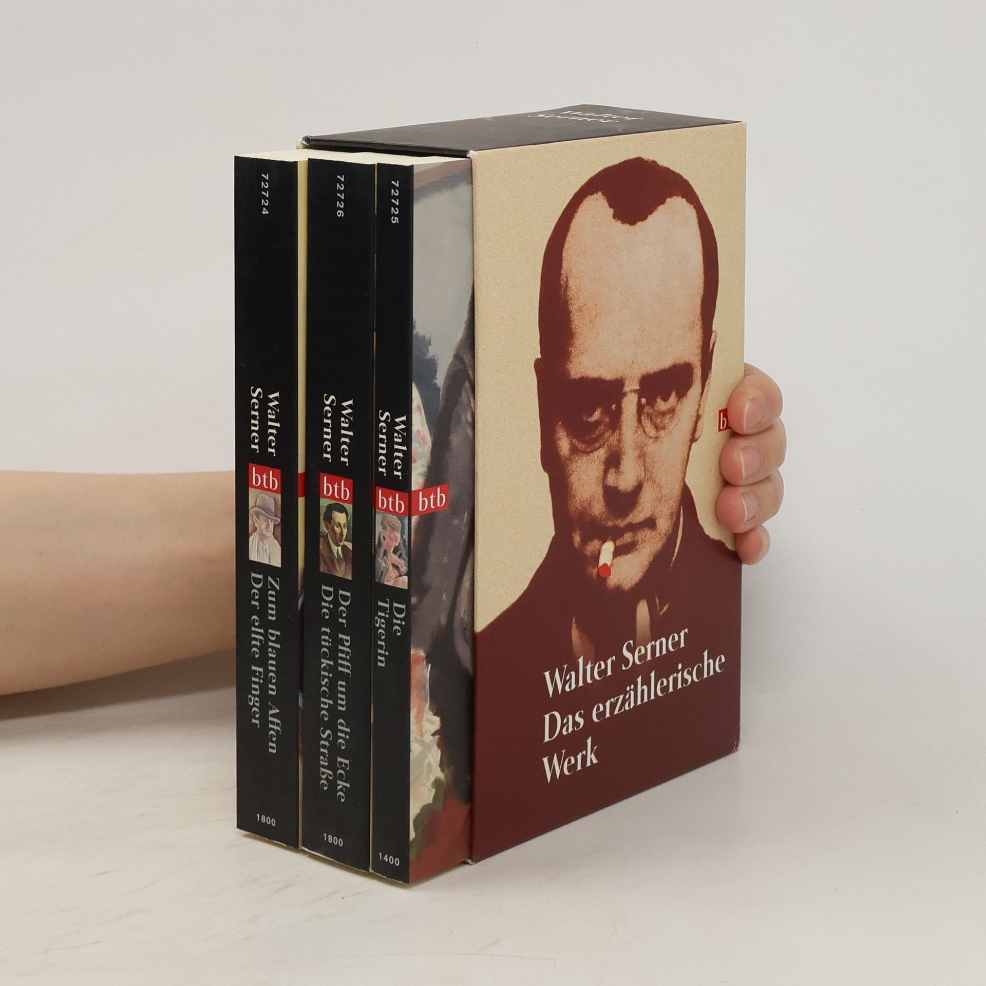Walter Serner Das erzählerische Werk, 3 Bde.. Zum blauen Affen; Der elfte Finger; Die Tigerin; Der Pfiff um die Ecke; Die tückische Straße