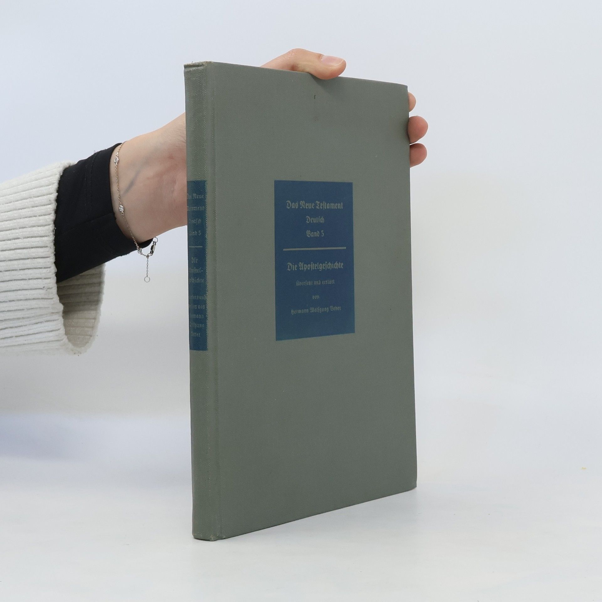 Hermann Wolfgang Beyer Die Apostelgeschichte