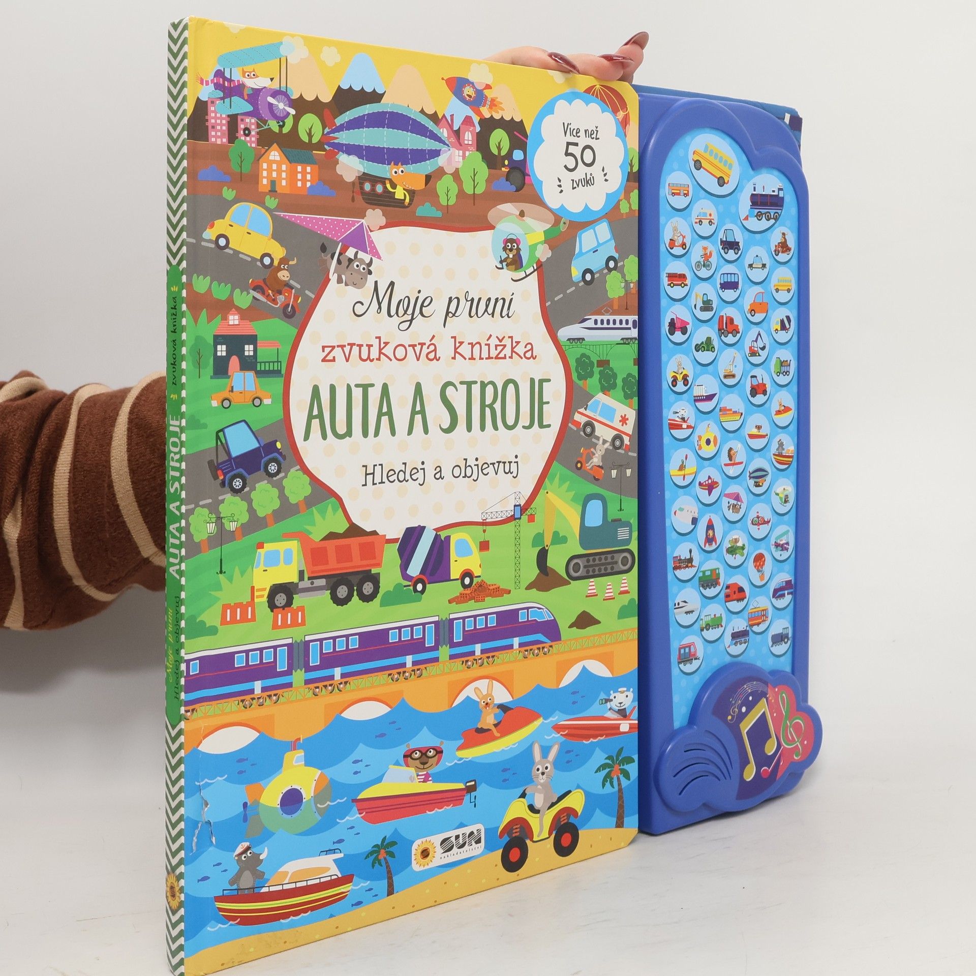 Collectif d'auteurs Moje první zvuková knížka. Auta a stroje Auta a stroje