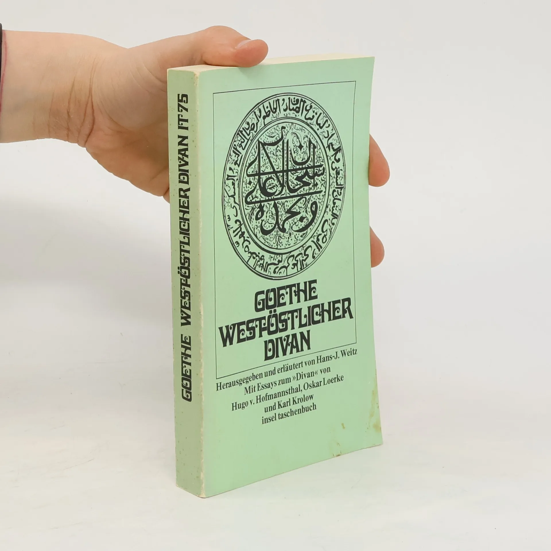 West-östlicher Divan | Buch | Hans J. Hans Joachim Weitz