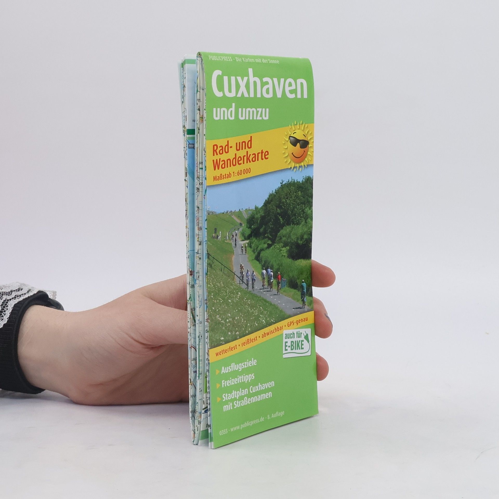 kolektiv PUBLICPRESS Rad- und Wanderkarte Cuxhaven und umzu (mit Stadtplan)