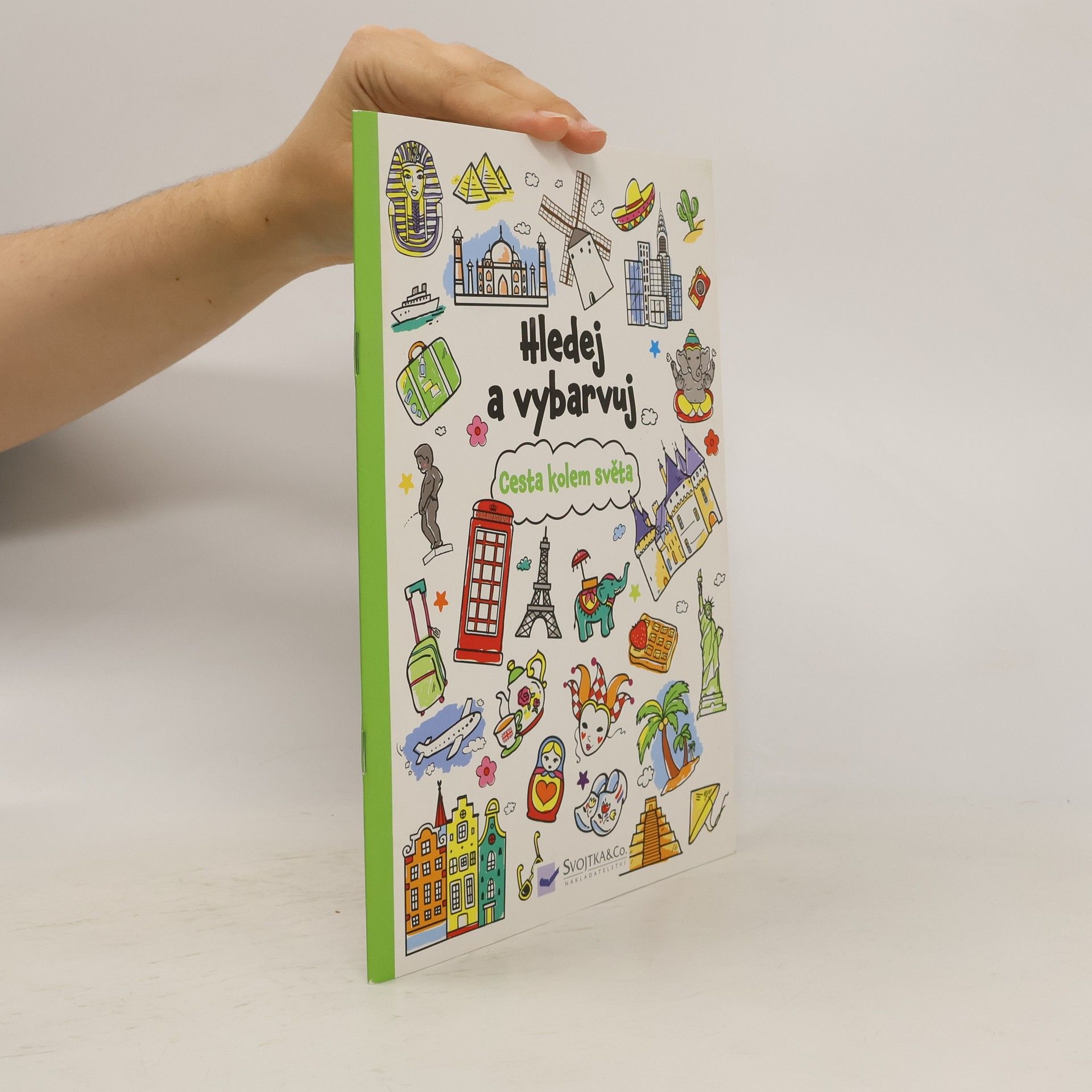 Collectif d'auteurs Hledej a vybarvuj - Cesta kolem světa