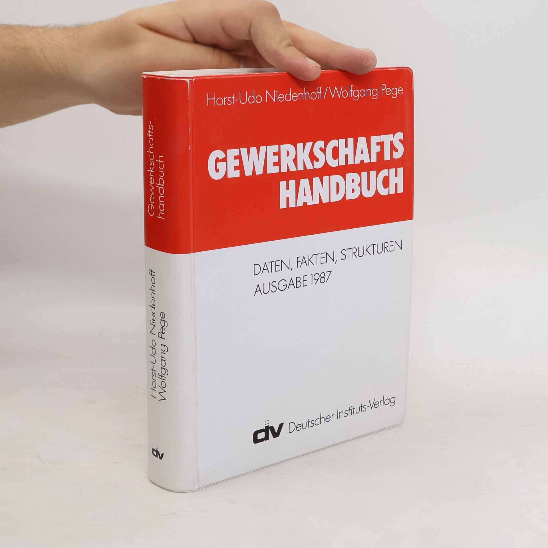 Horst Udo Niedenhoff Gewerkschaftshandbuch