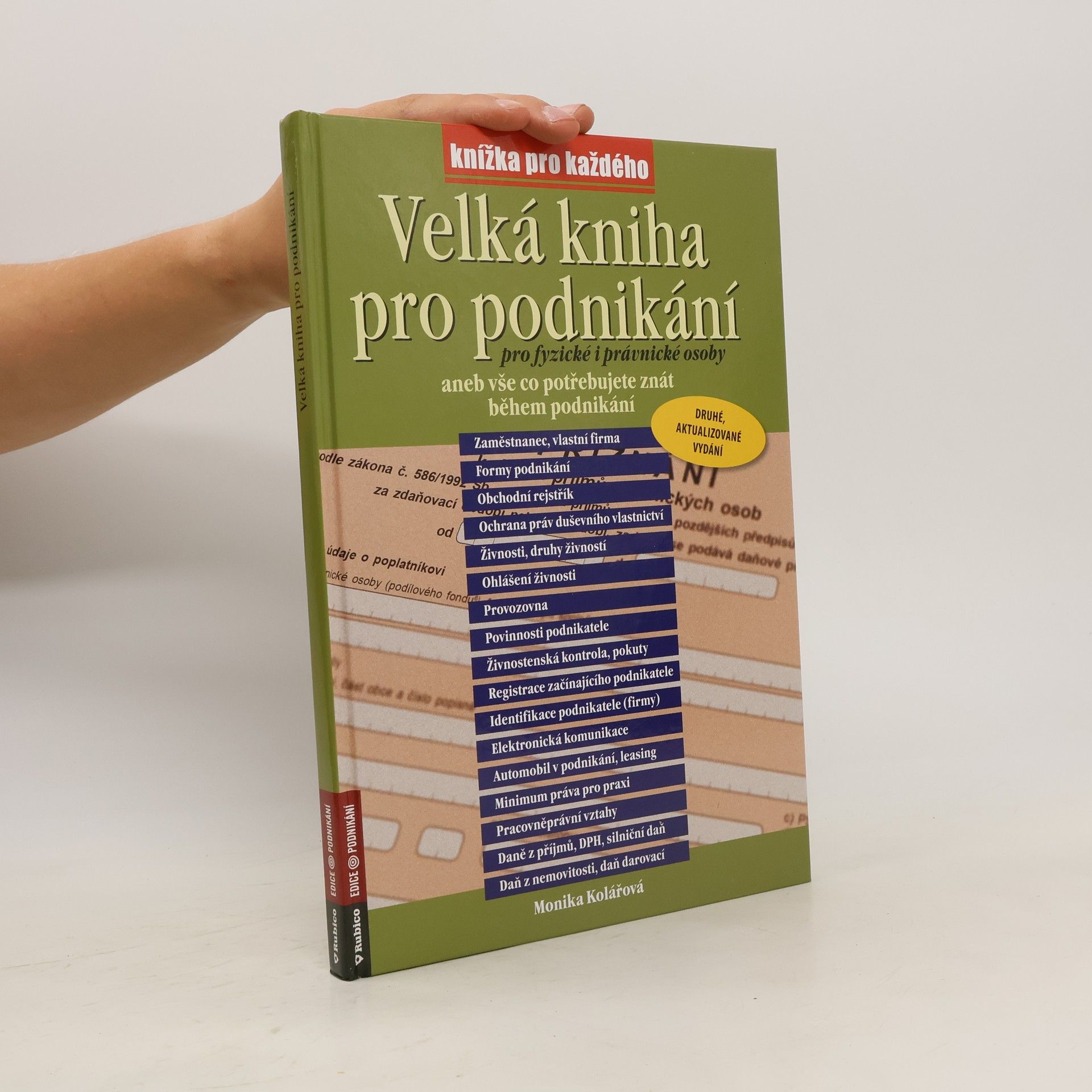 Monika Kolářová Velká kniha pro podnikání