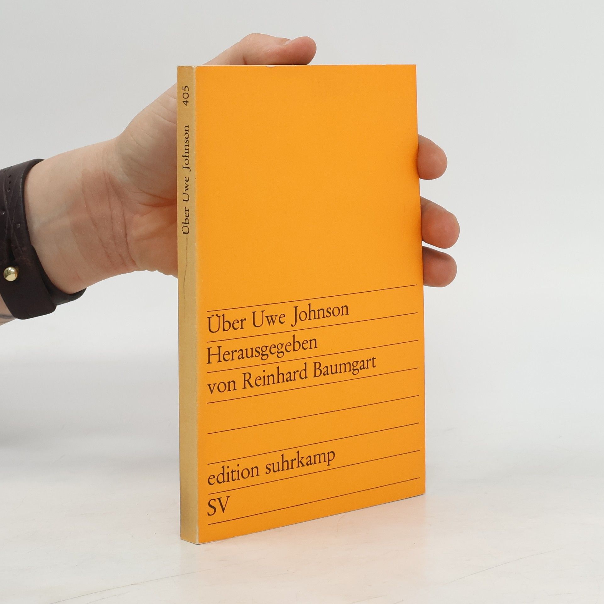 Reinhard Baumgart Über Uwe Johnson