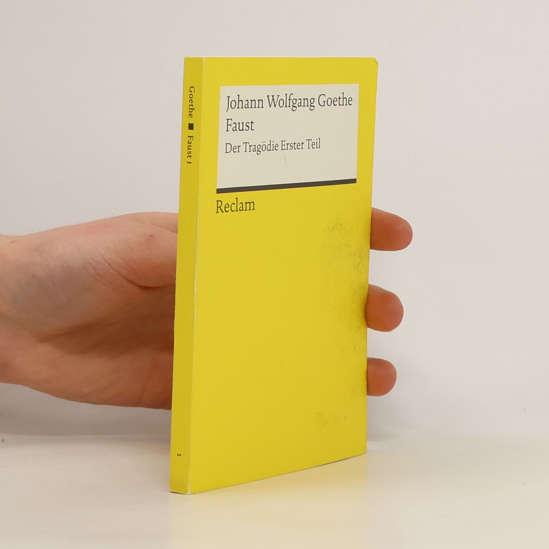 Johann Wolfgang von Goethe Faust : der Tragödie Erster teil