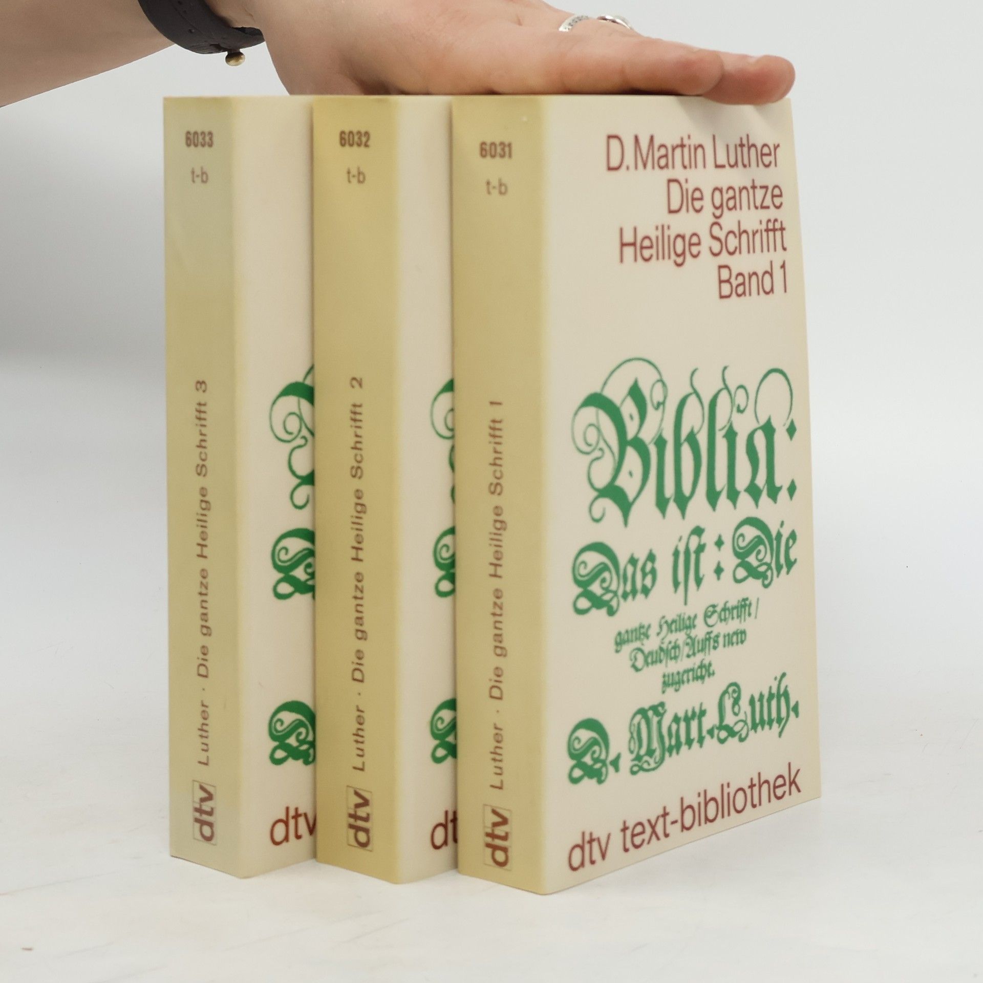 Martin Luther Die gantze Heilige Schrifft 1-3