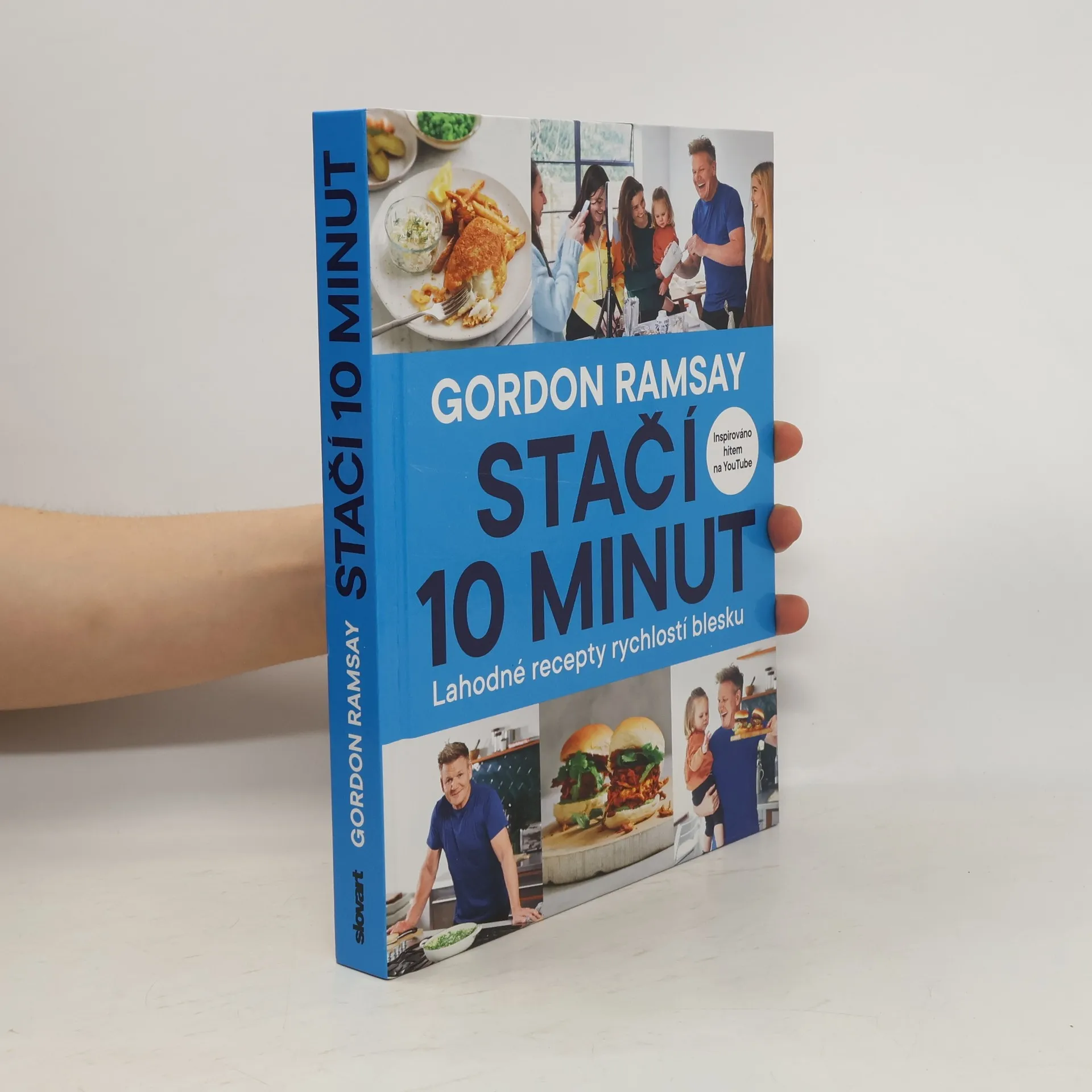 Stačí 10 minut : lahodné recepty rychlostí blesku | Kniha | pevná | Gordon Ramsay | CS