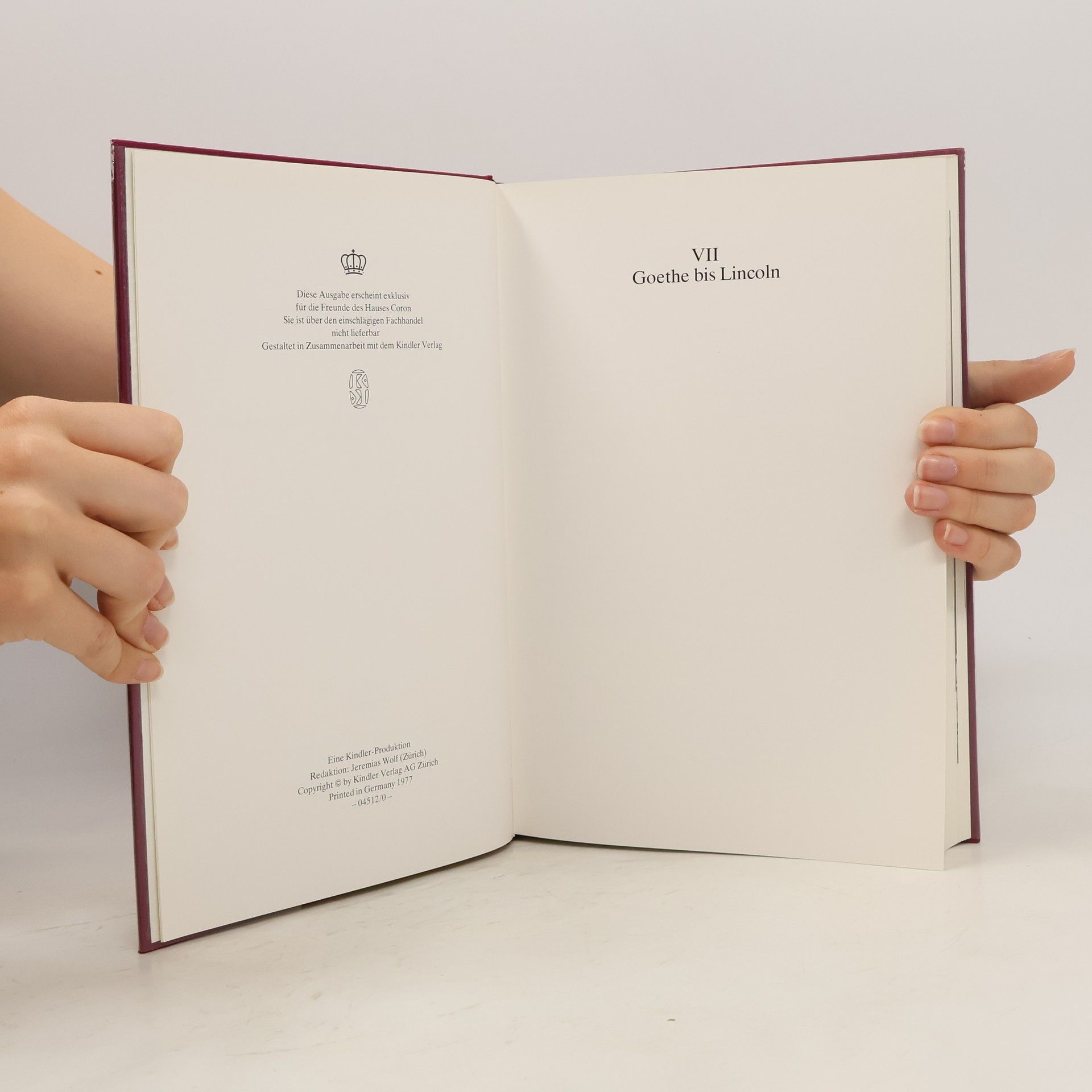 Collectif d'auteurs Die Grossen VII/1