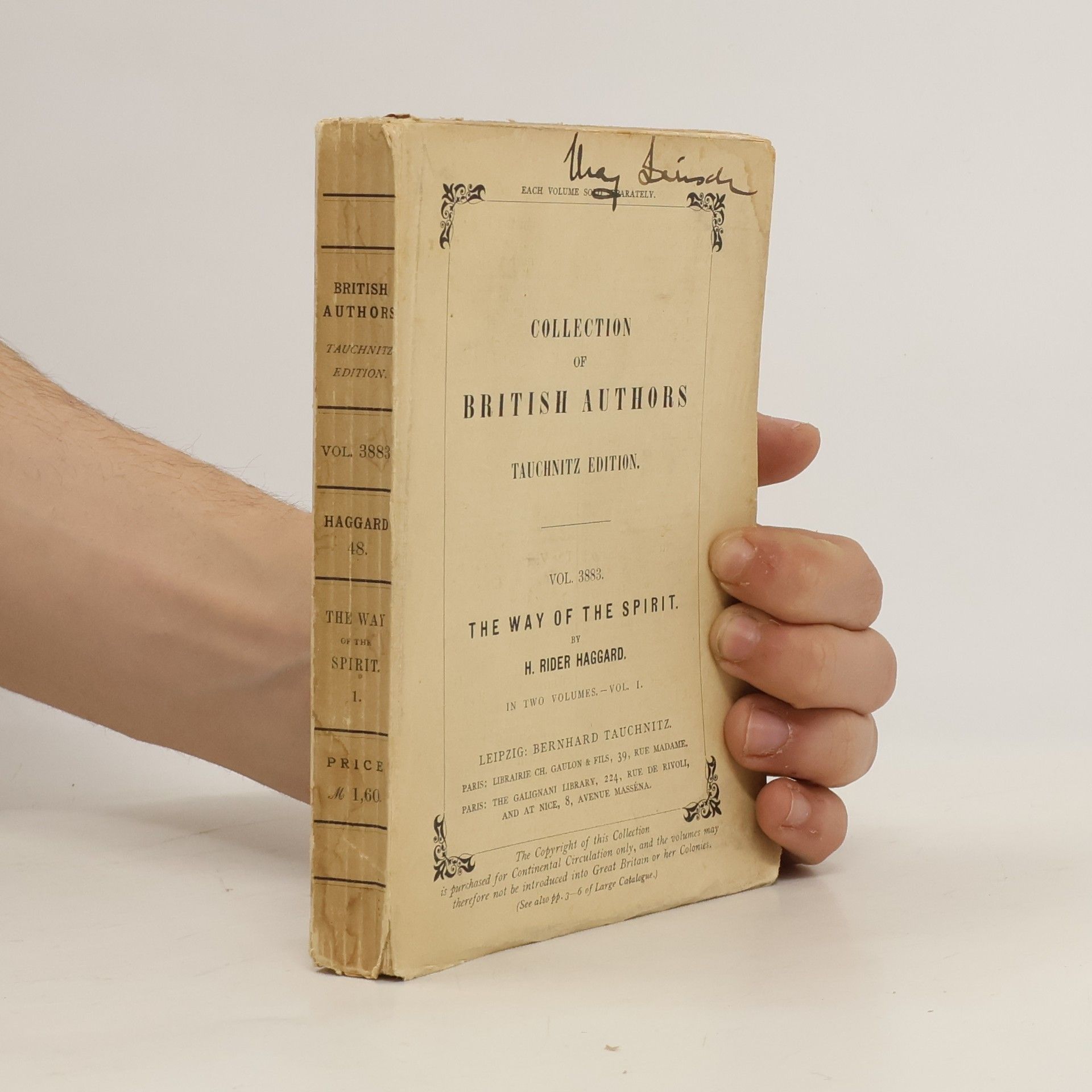 H. Rider Haggard The Way of the Spirit. Vol. 1