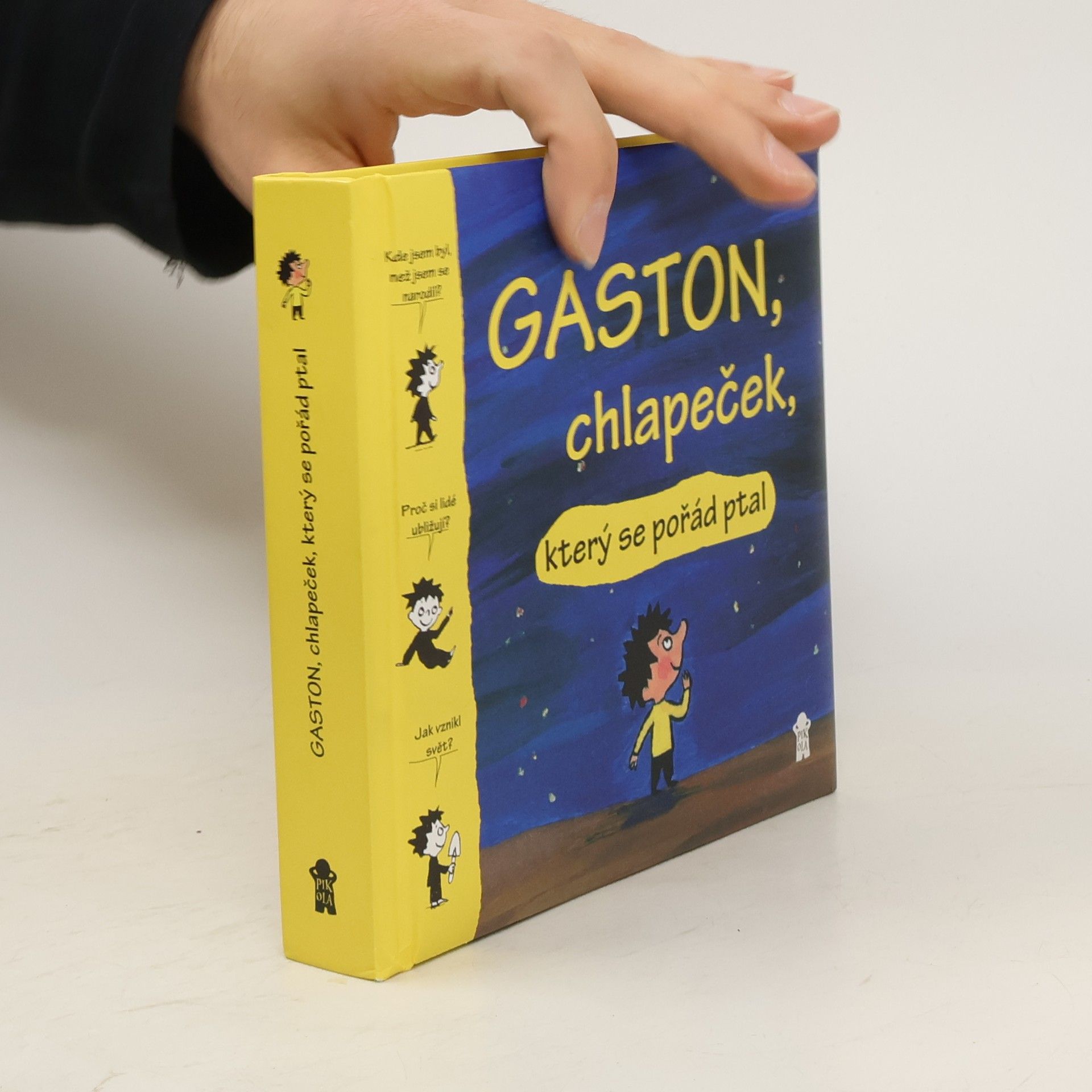 Catherine Proteaux Zuber Gaston, chlapeček, který se pořád ptal