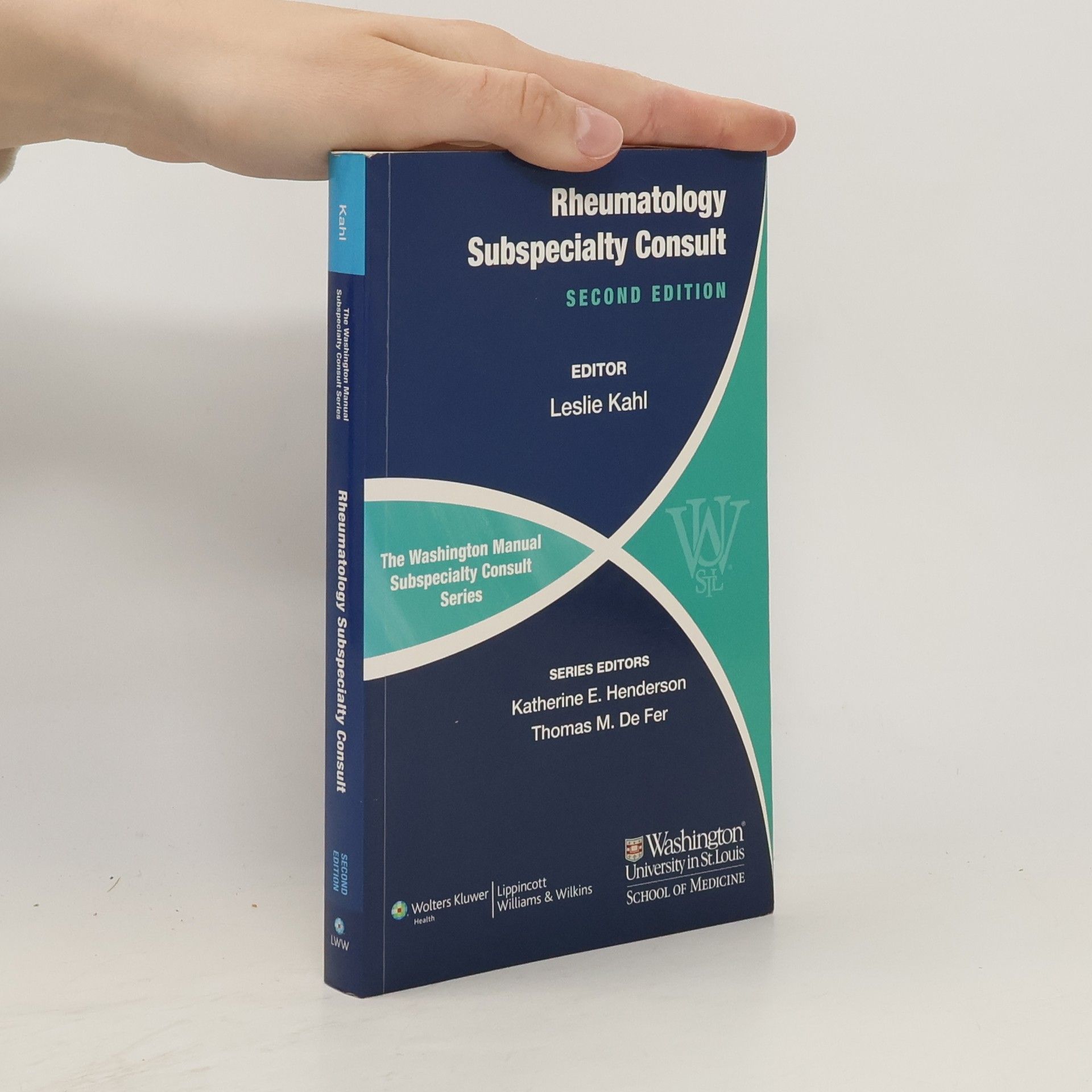 Leslie Kahl The Washington Manual of Rheumatology Subspecialty Consult