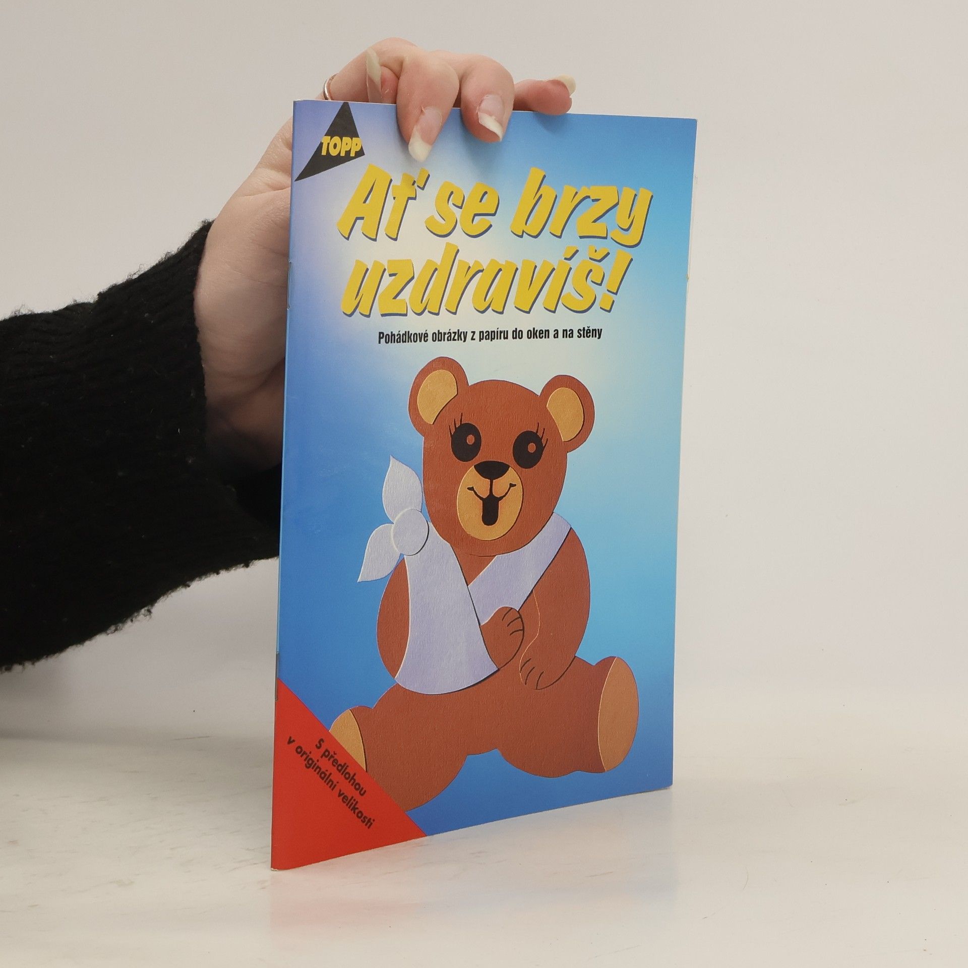 Angelika Kipp Ať se brzy uzdravíš! : pohádkové obrázky z papíru do oken a na stěny