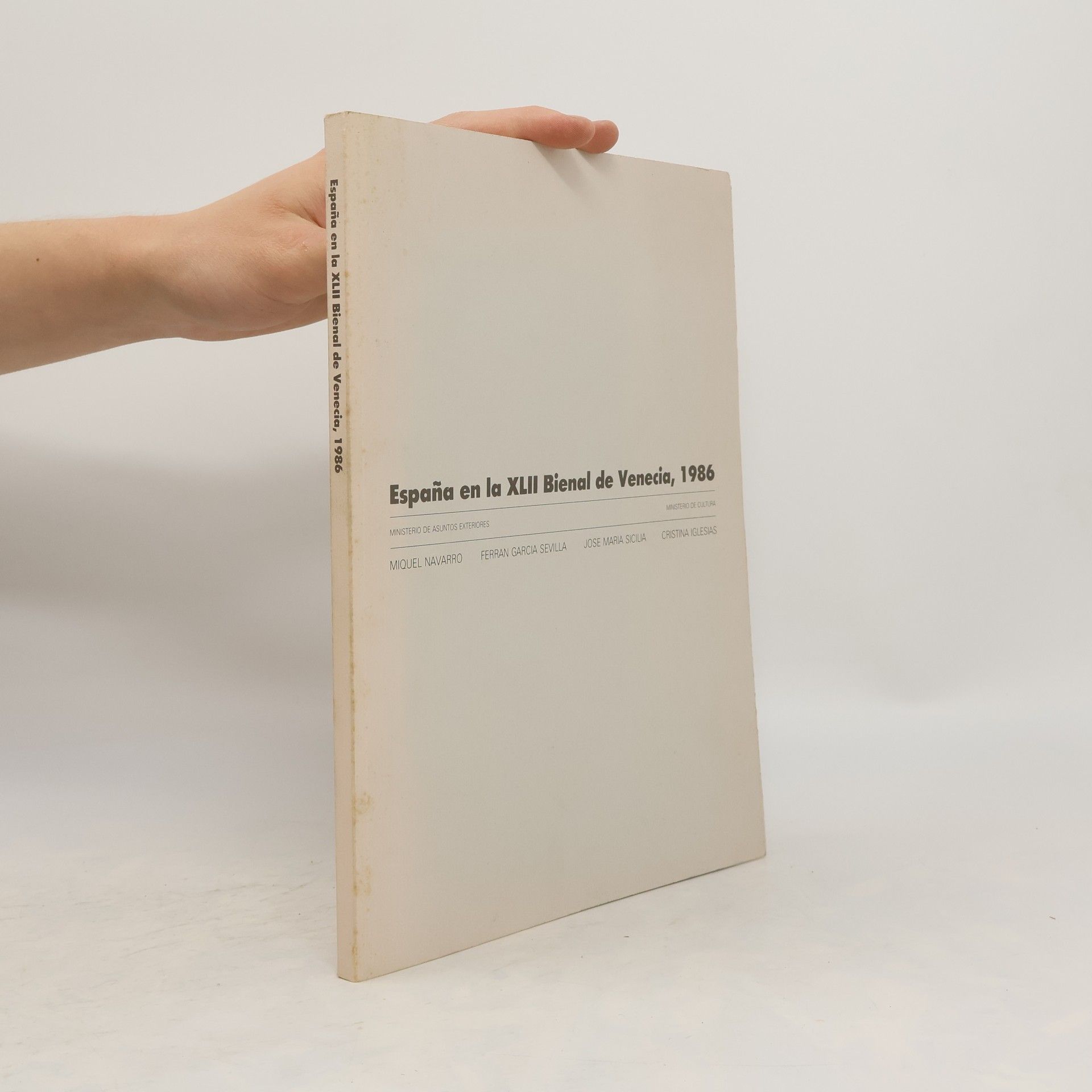 Autores varios España en la XLII Bienal de Venecia, 1986