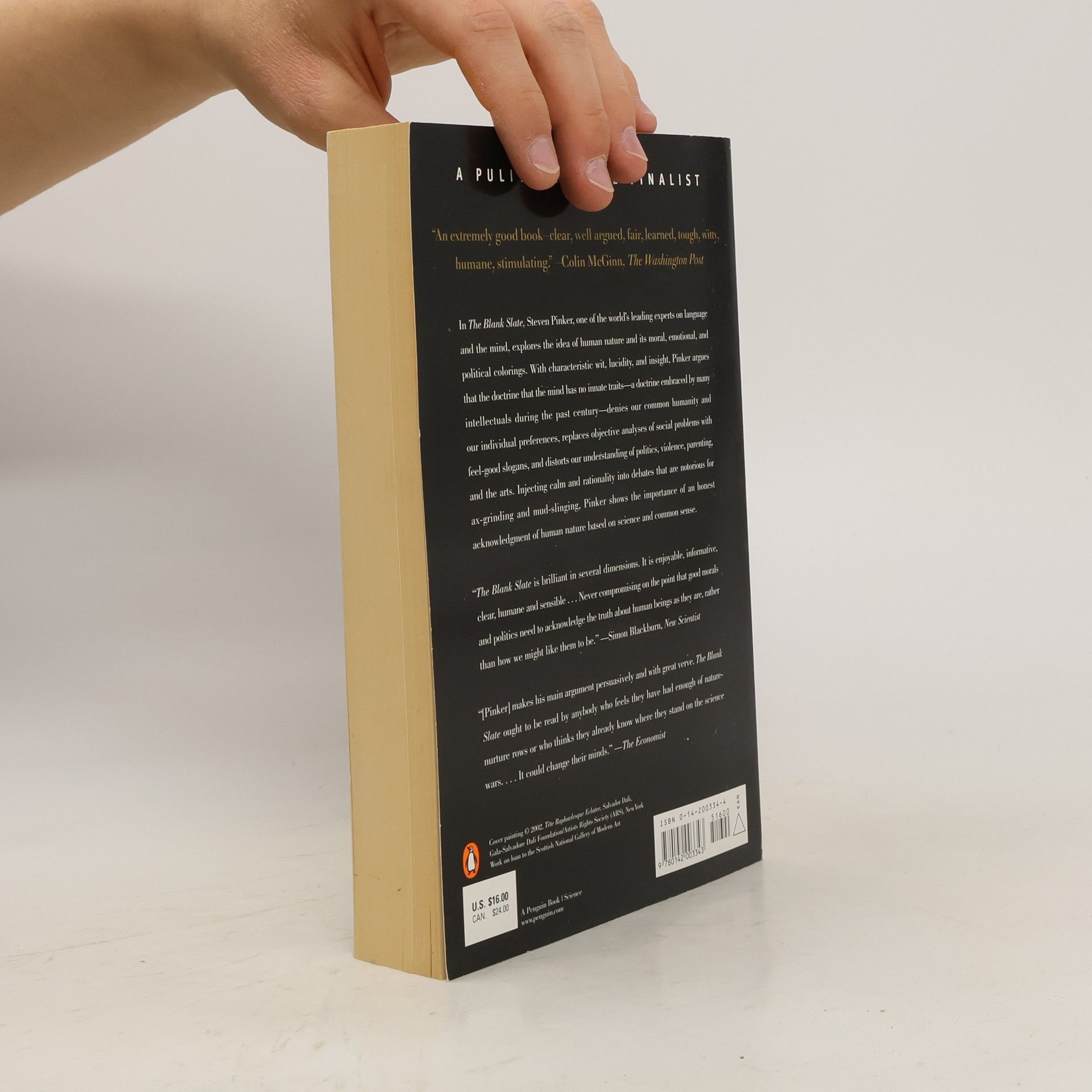 Steven Pinker The Blank Slate