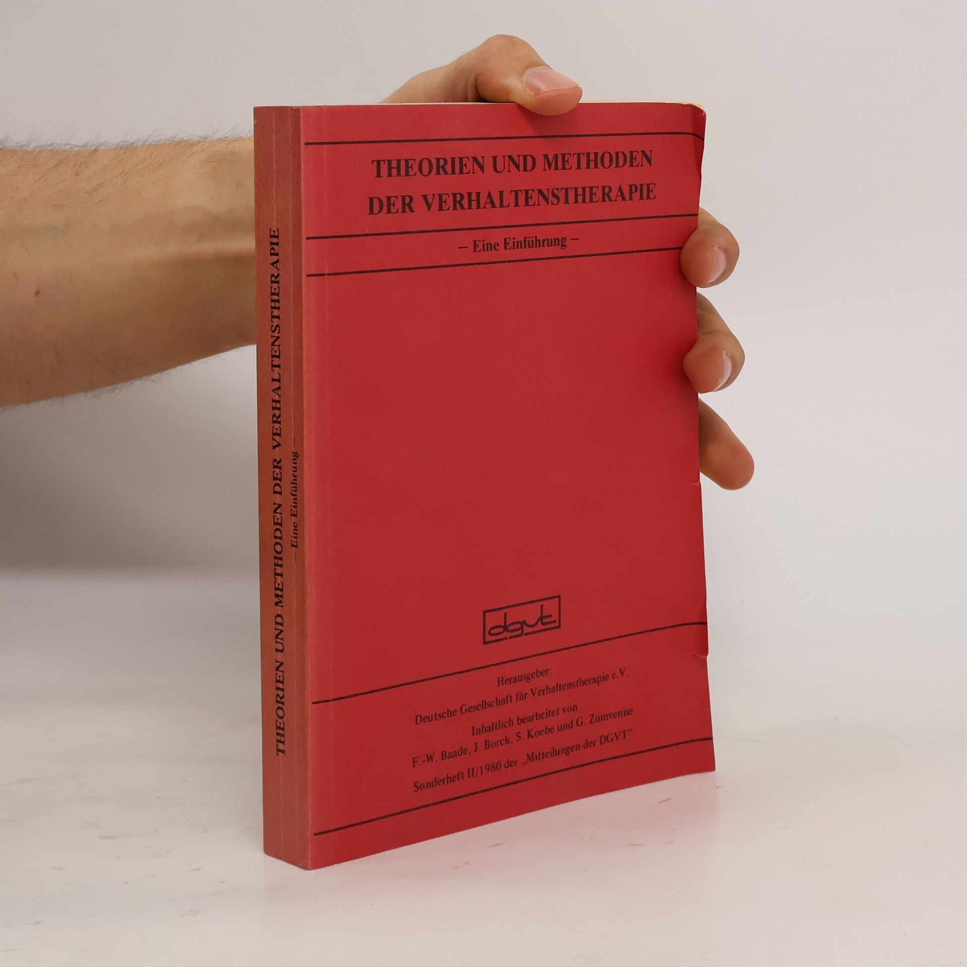 Autorenkollektiv Theorien und Methoden der Verhaltenstherapie. Eine Einführung