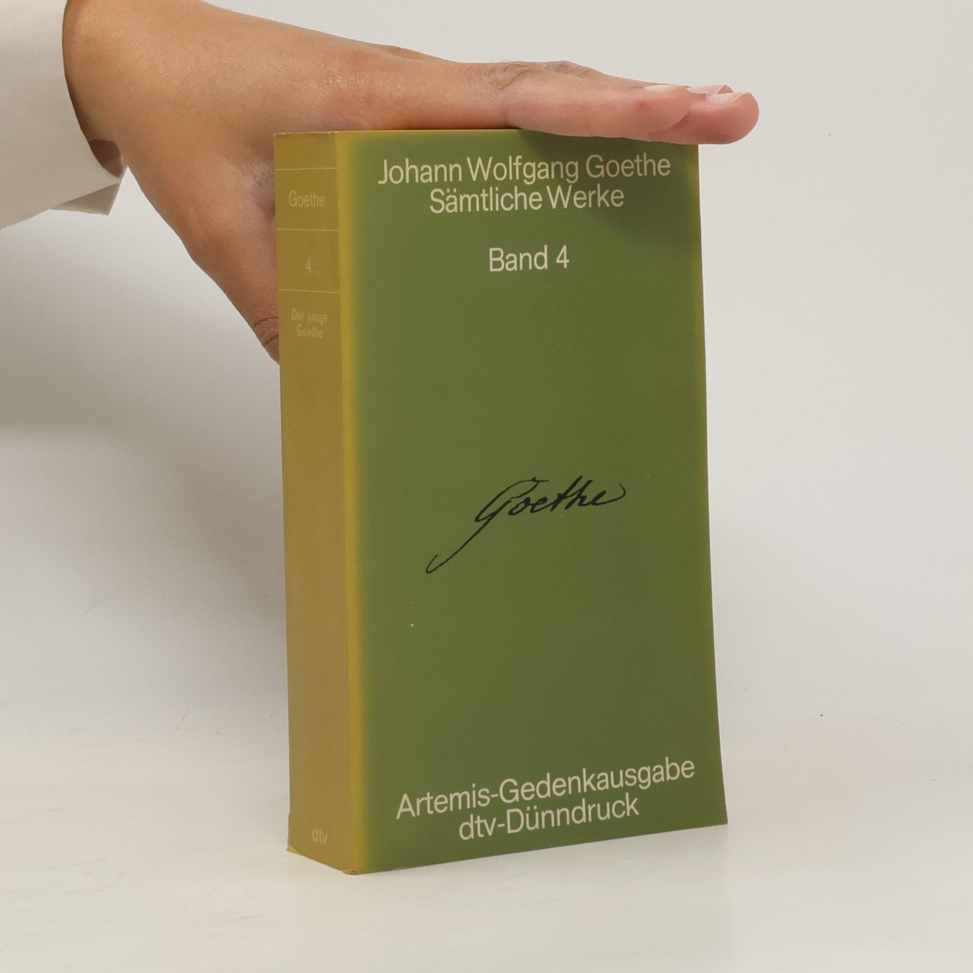 Johann Wolfgang von Goethe Sämtliche Werke 4