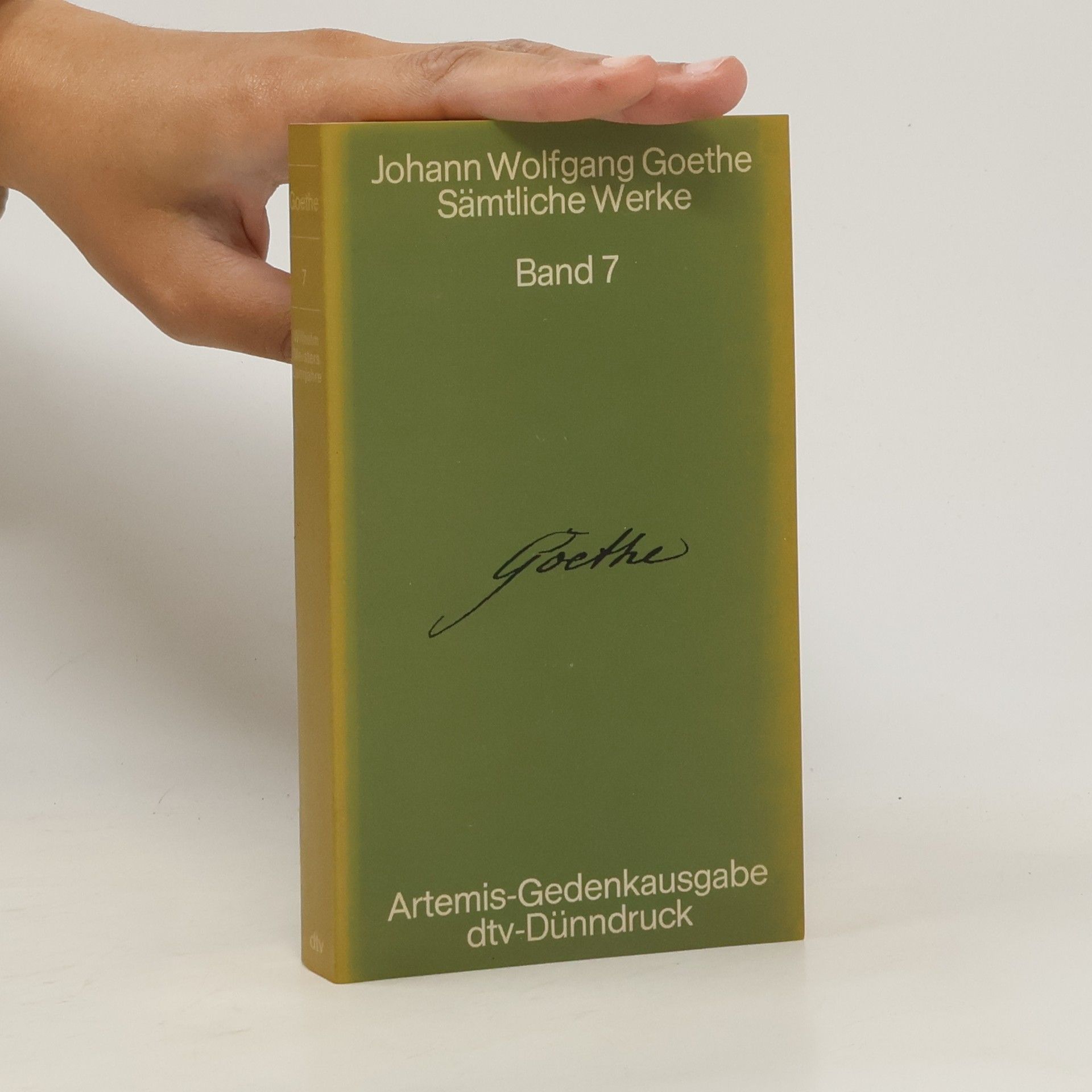 Johann Wolfgang von Goethe Sämtliche Werke 7