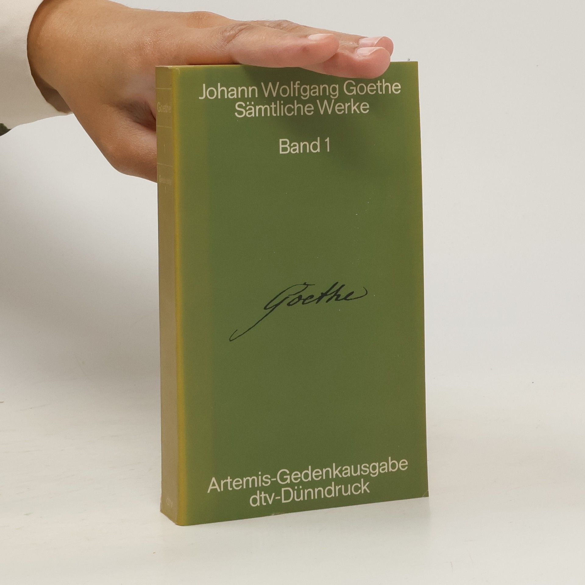 Johann Wolfgang von Goethe Sämtliche Werke 1