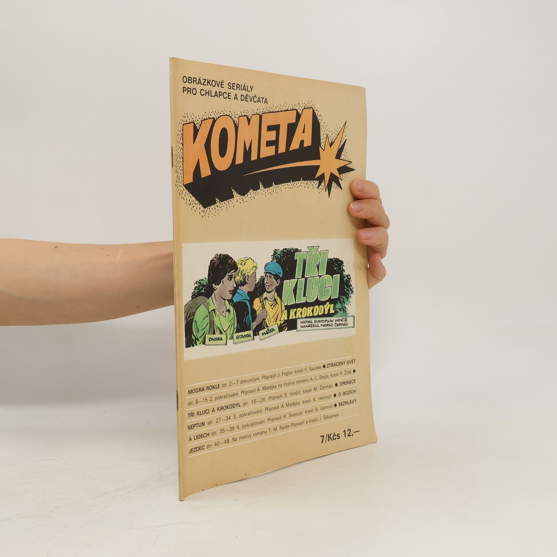 kolektiv Kometa. Tři kluci a krokodýl