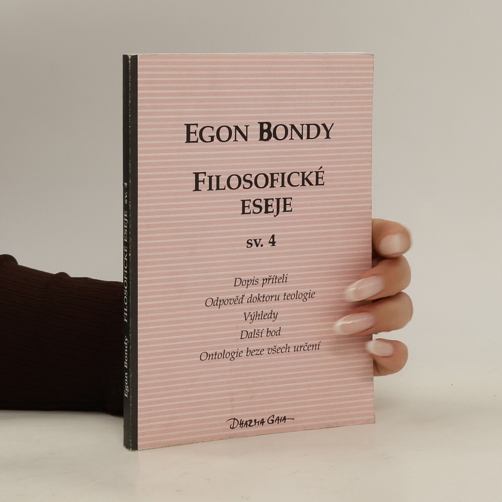 Egon Bondy Filosofické eseje sv. 4