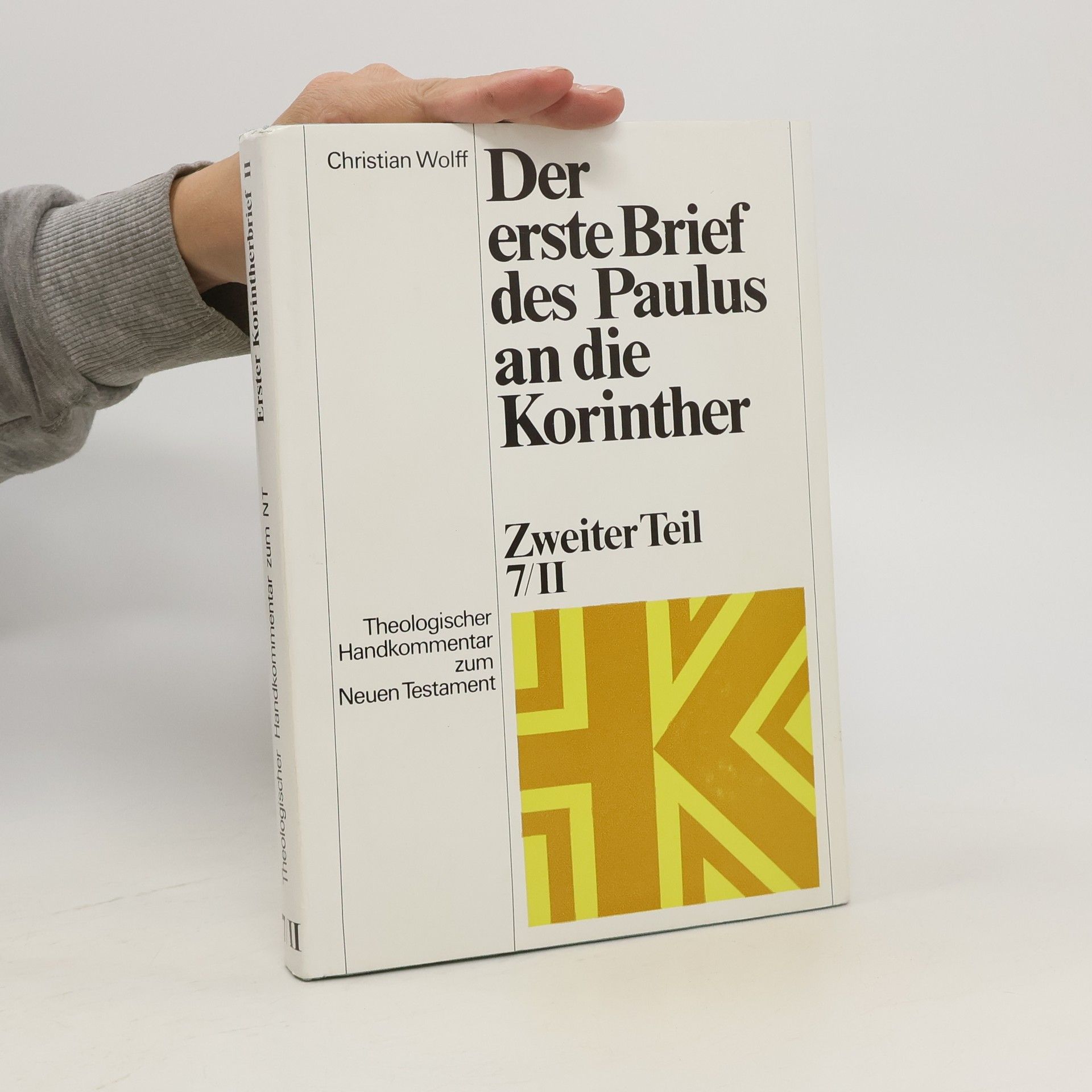 Christian Wolff Der erste Brief des Paulus an die Korinther 2, 7/II