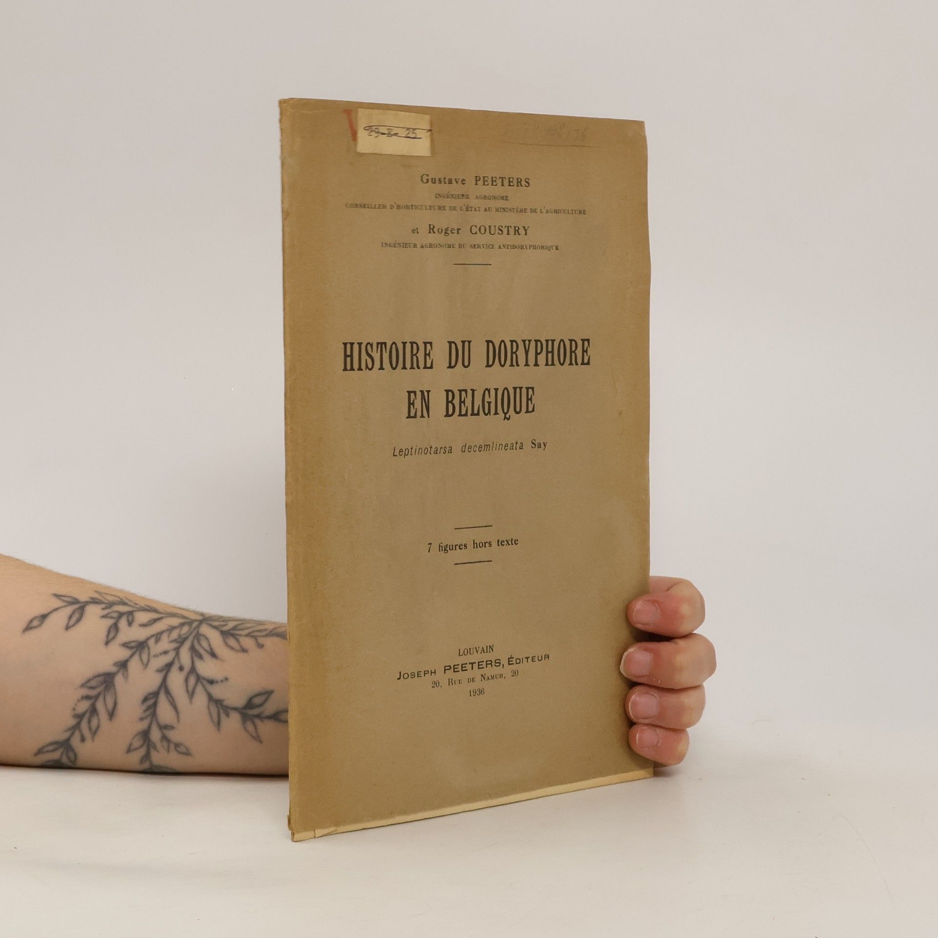 Collectif d'auteurs Histoire du Doryphore en Belgique